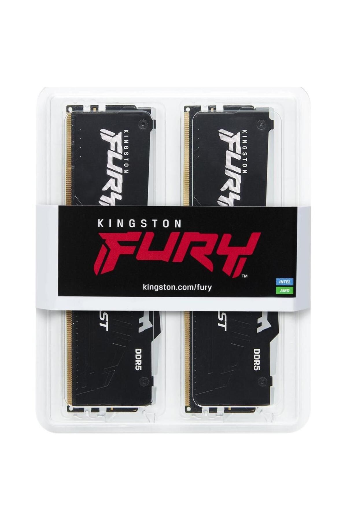 Kingston-Memorii Kingston FURY Beast Black RGB EXPO, 32GB (2x16GB) DDR5, 6000MT/s, CL36 3