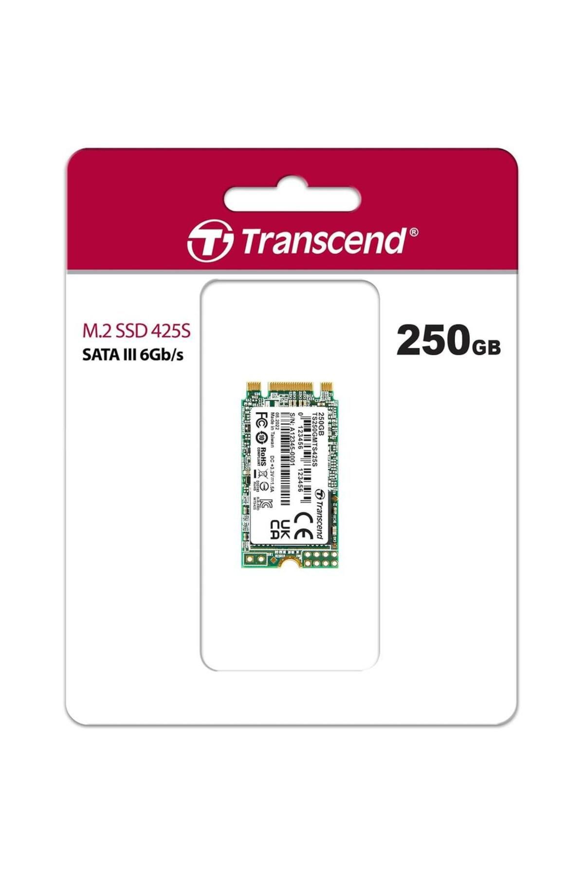 Transcend-SSD Transcend MTS425S, 250GB, M.2 2242, 3D NAND, SATA3 2