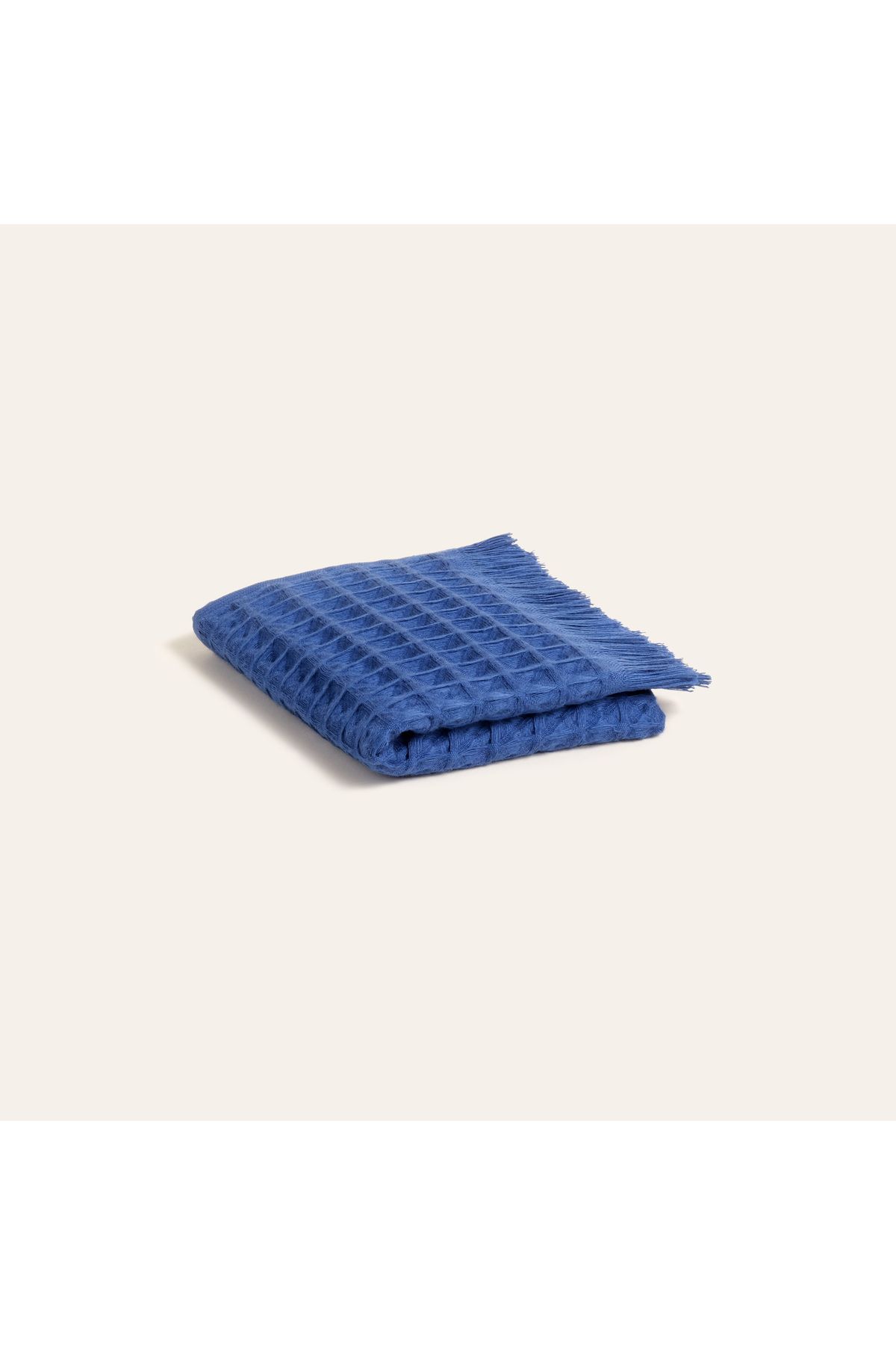 Zsa Zsa Zsu Solıd Waffle Pamuk Modal Pamuklu El Havlusu 30x50 Cm Koyu Mavi