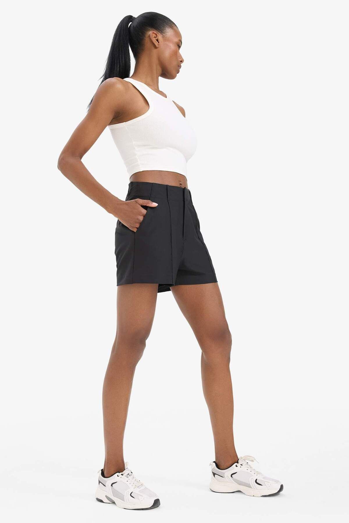 DeFacto-Defactofit Standard Fit Woven Shorts E2543Ax25Sm 3