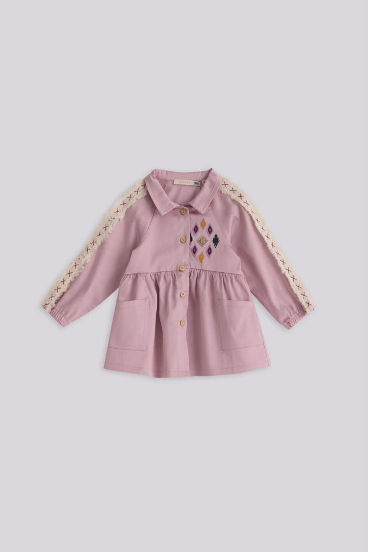 GB Baby BG Store Kız Bebek Pembe Elbise fotoğrafı 3 (önizleme)