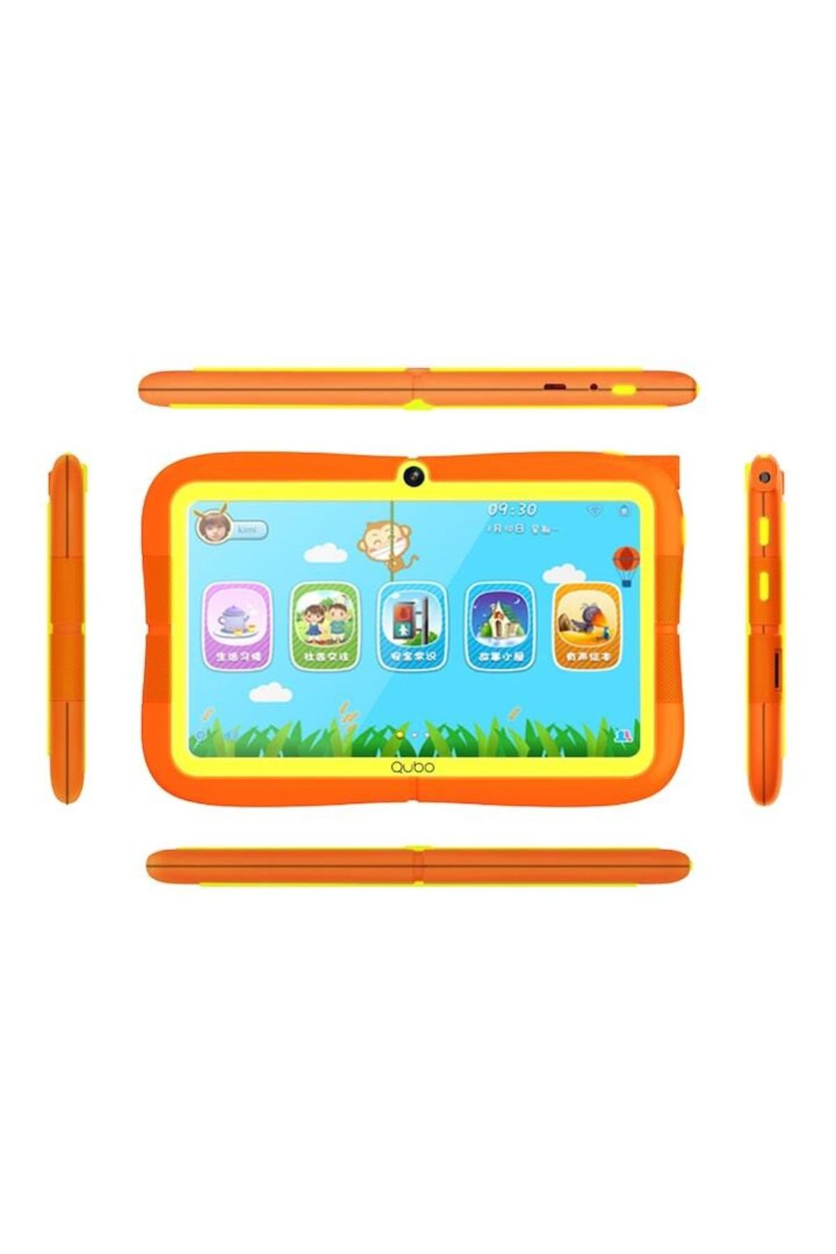qubo-Children's Tablet, T7 Kids, Quad-core, 3gb Ram, 32gb Rom, Android 13, Orange 3