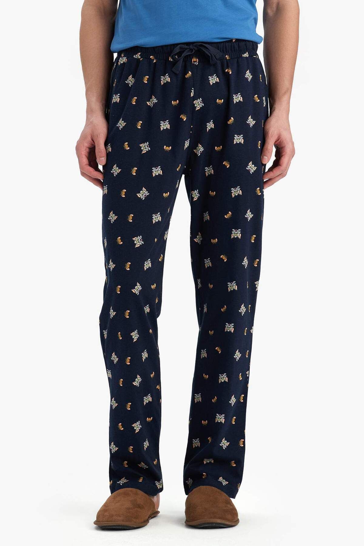 DeFacto-Tom & Jerry Pajama Set - Long Bottom and Short Sleeve 5