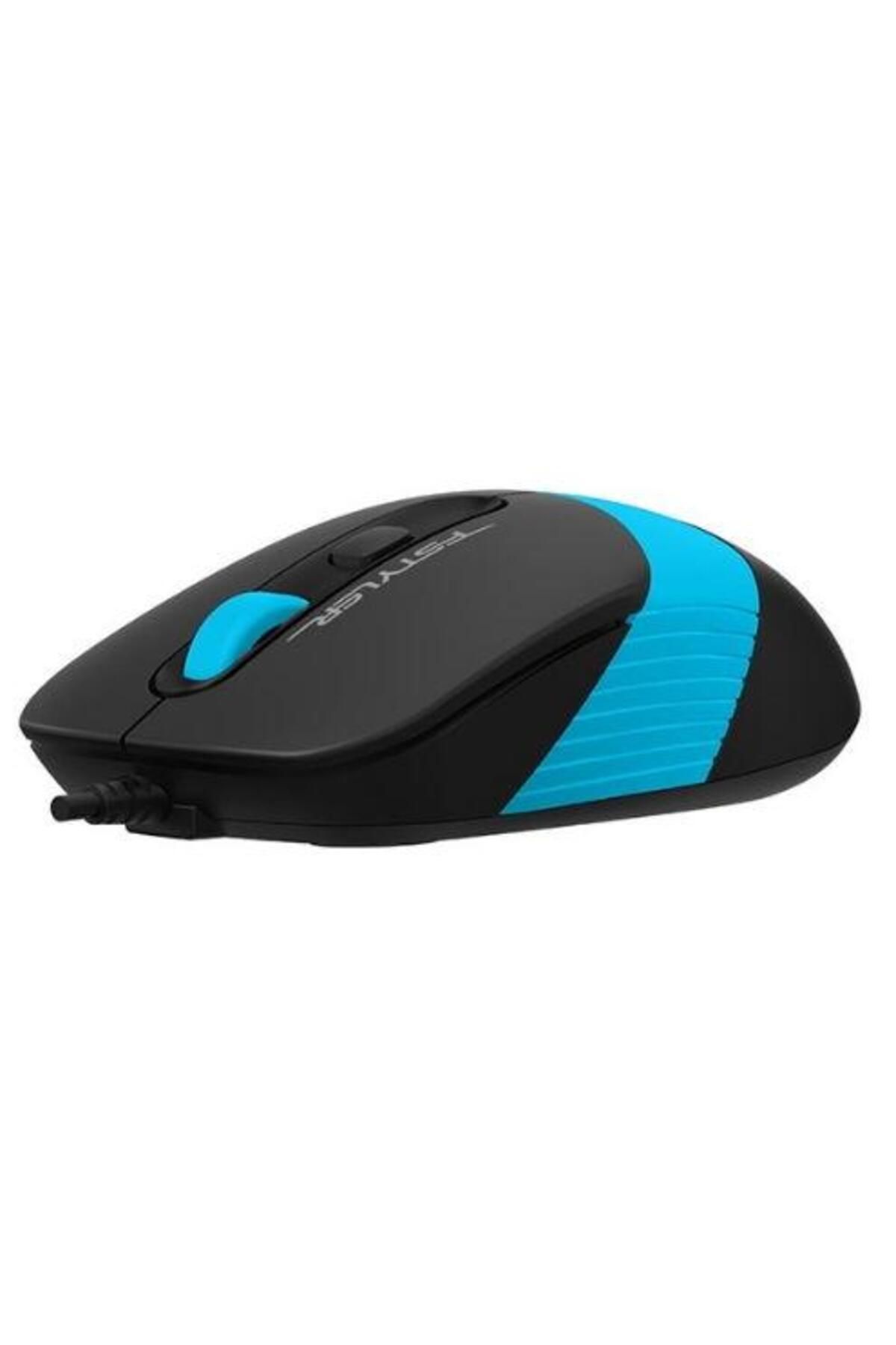 A4 Tech-Mouse Optic A4TECH FM10 Blue, 1600 DPI (Negru/Albastru) 4