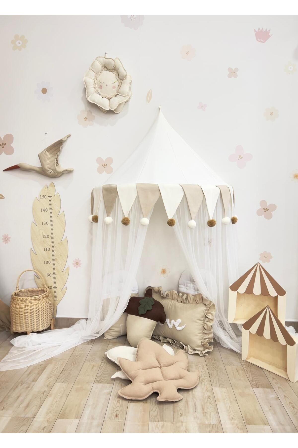Miniminitoys Çocuk Odası Tente, Yatak Tentesi, Oyun Tentesi