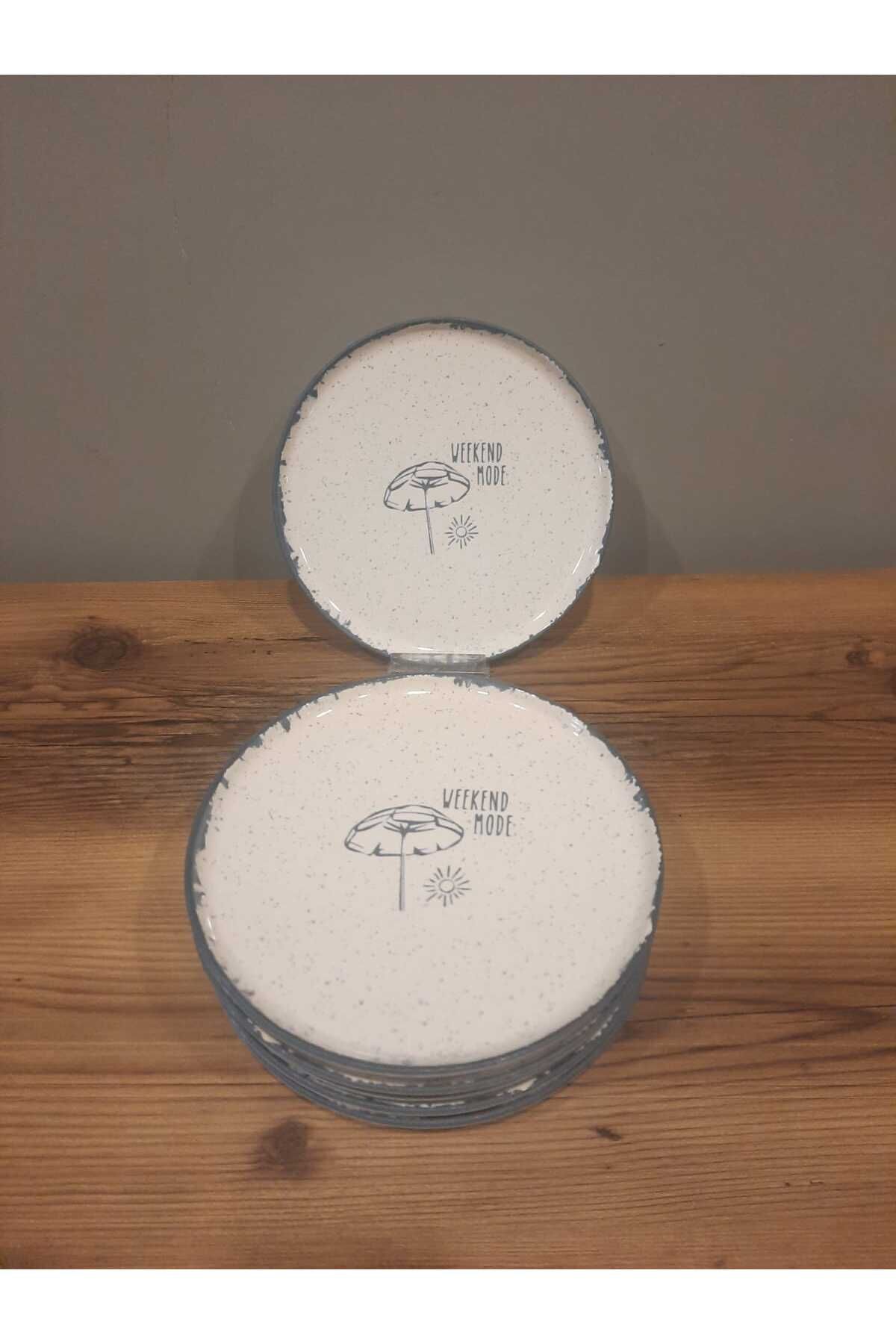 Keramika-Keramica 22 cm Cake Plate 6 Pieces Nordic Weekend Mood 7