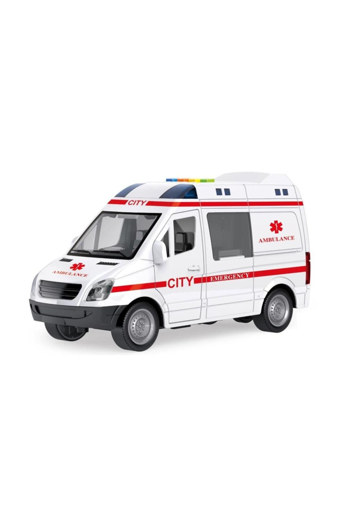 NessiWorld WY590E-F1:16SürtmeliSesliIşıklıAmbulans/PolisArabası