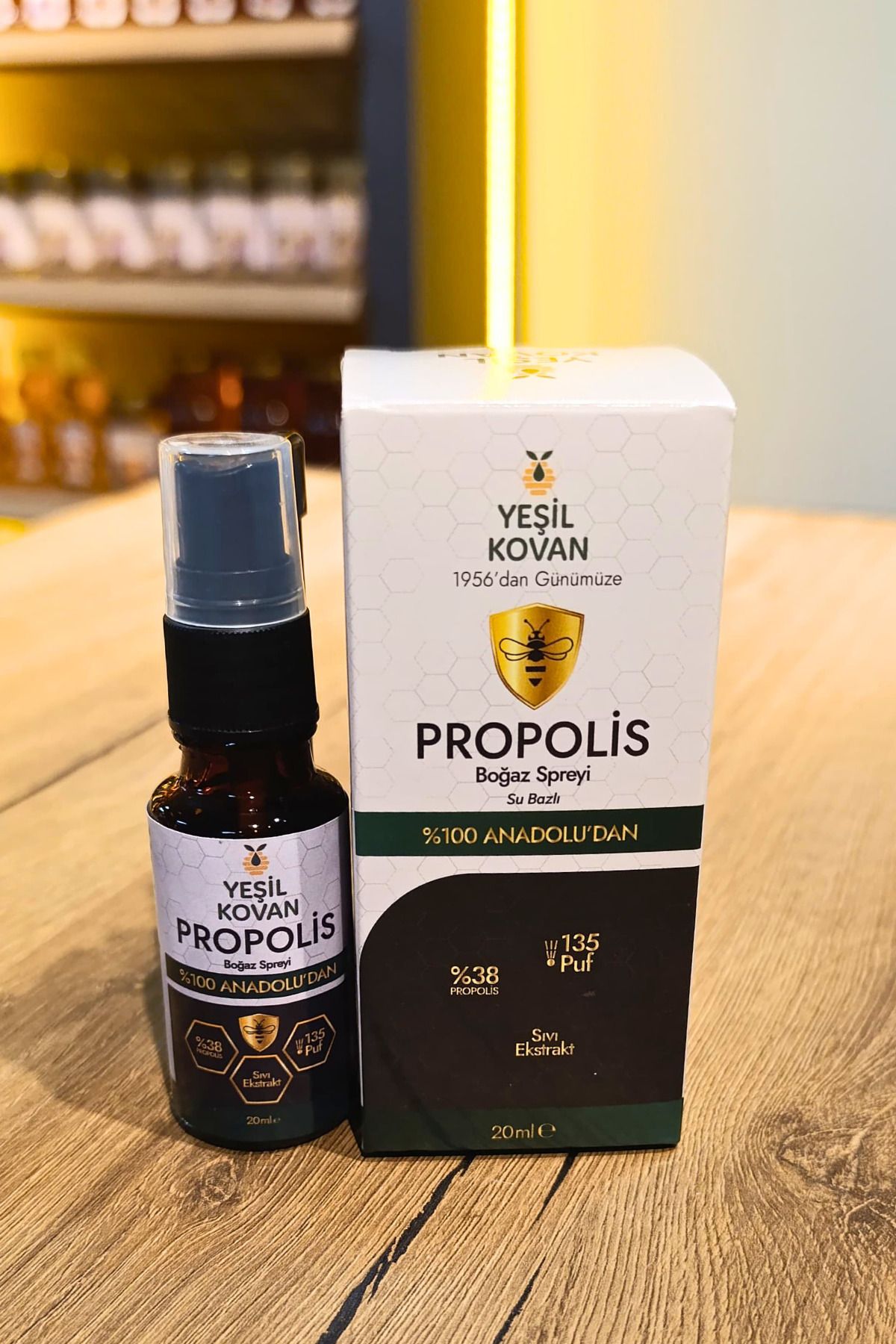 Yeşil Kovan Propolis Boğaz Spreyi 20 ml - Su Bazlı