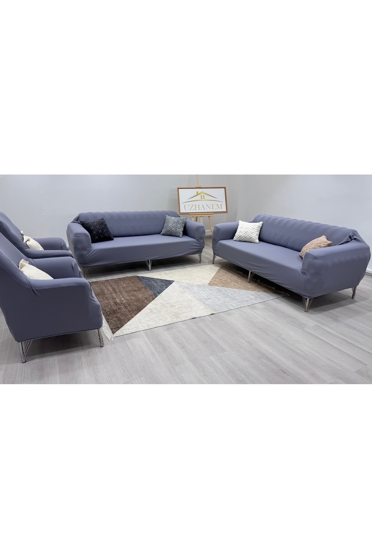 uzhanem-Husa scaunului, 3.3.1.1 Set huse pentru scaune cu model fagure 8