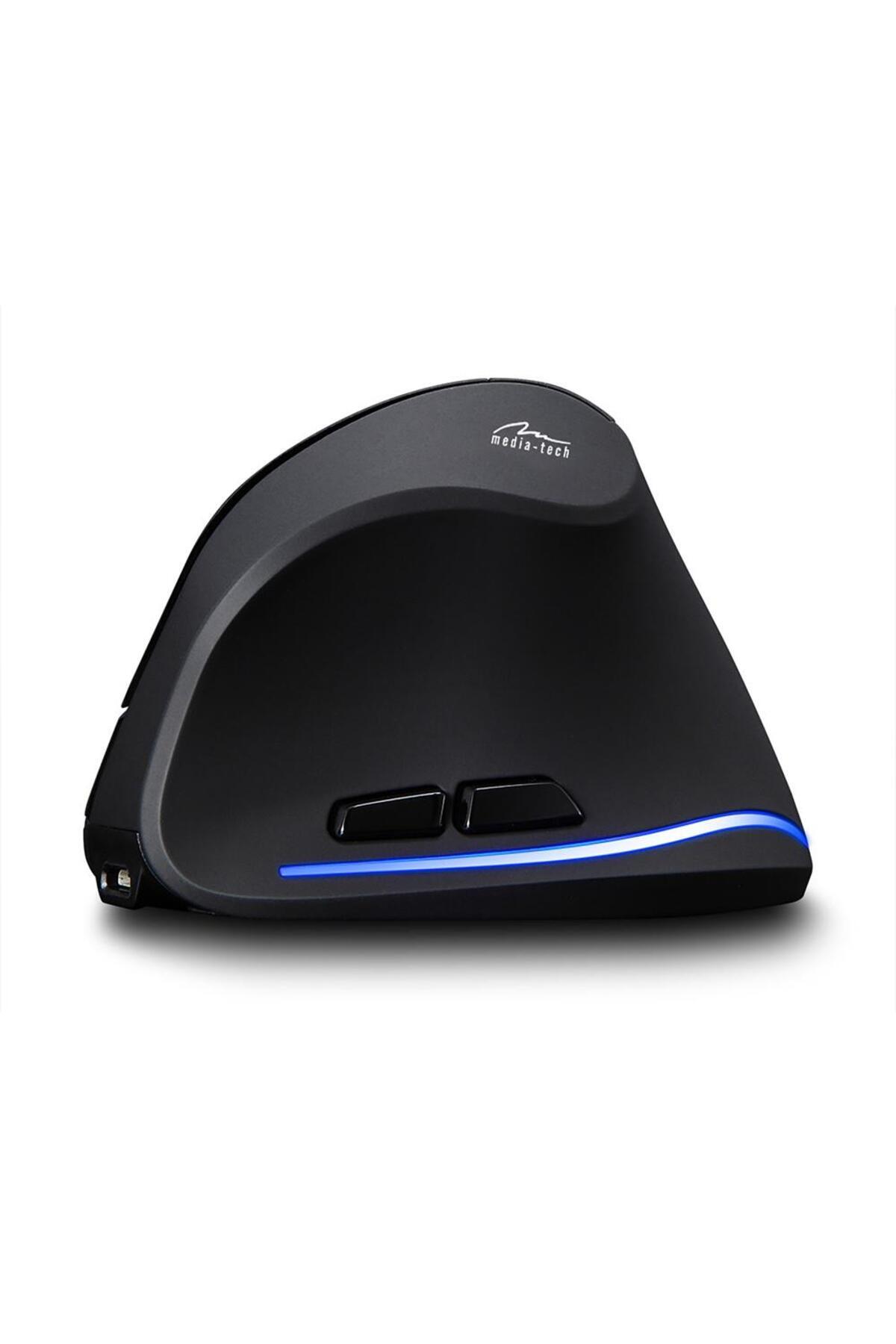 Mediatech-Media-Tech VERTIC RF MT1123 Vertical Rechargeable Optical Mouse, Wireless, 5 buttons, Illuminated, Black 7