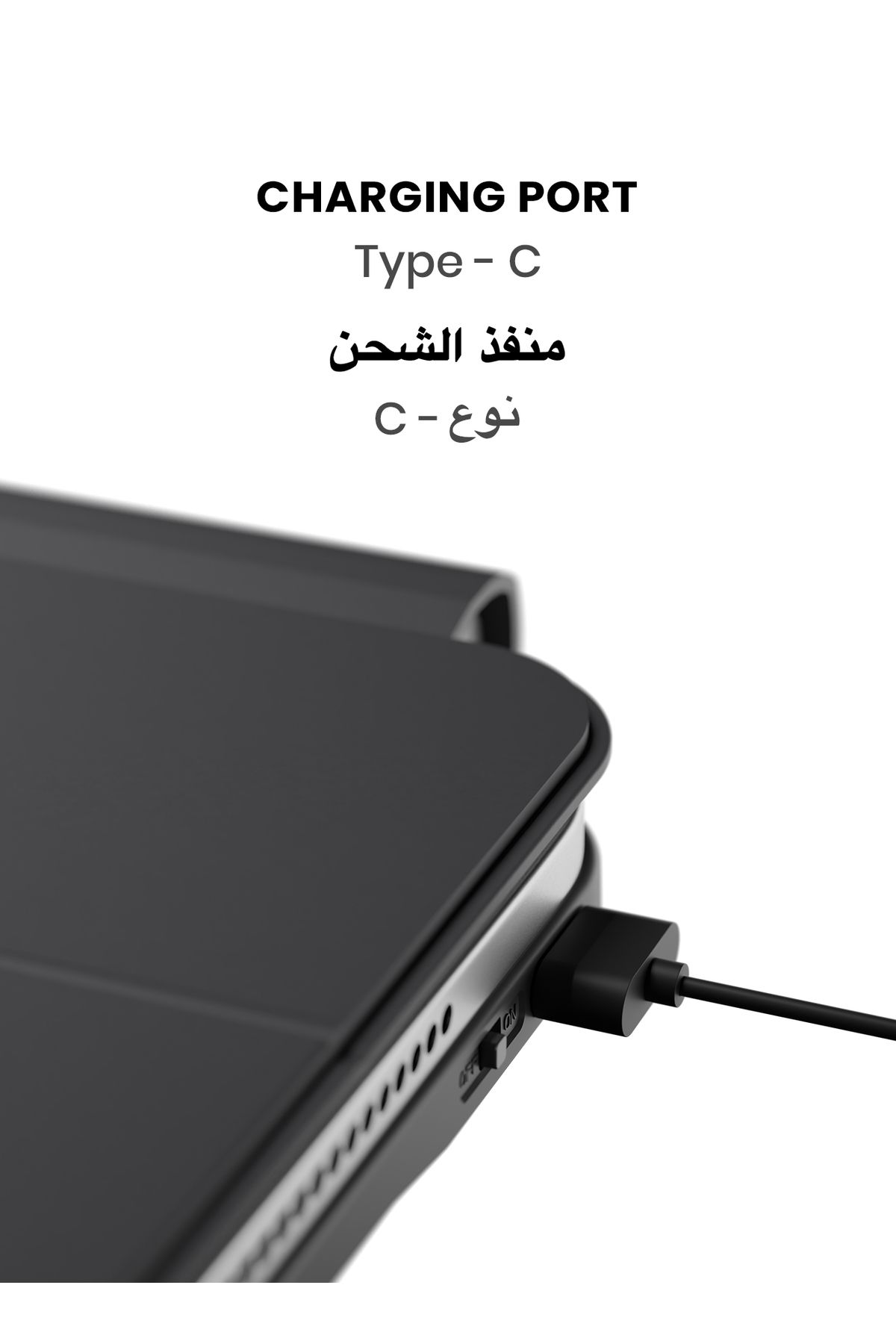 Tinymoose-SpacePad Pro iPad Keyboard 5-Way Touch, LED Display, EN/AR Air 4/5, Pro11 2018 2022, Air 11 2024 8