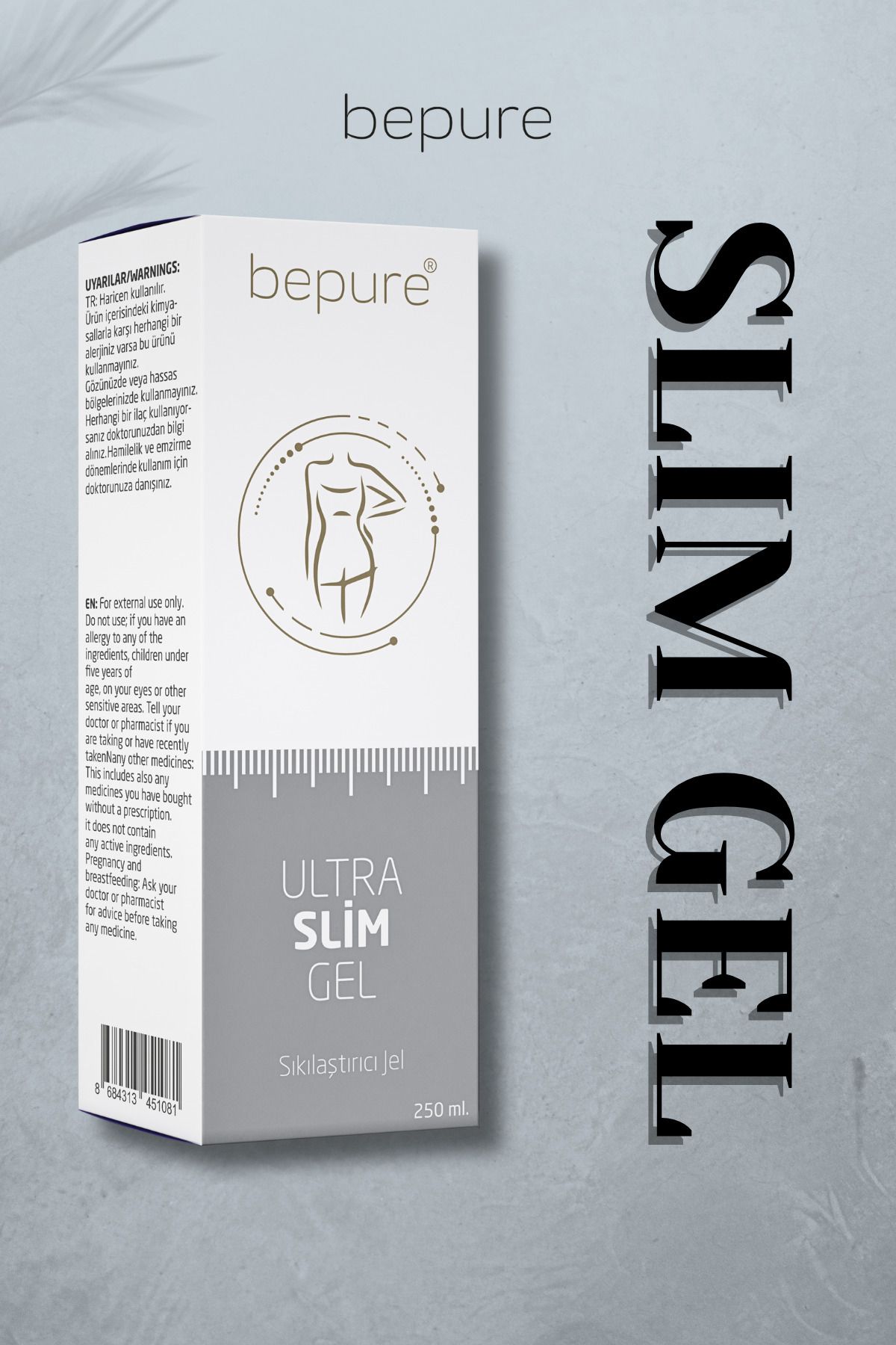 کرم سلولیت ژل محکم و ترک خوردگی فوق العاده باریک Bepure