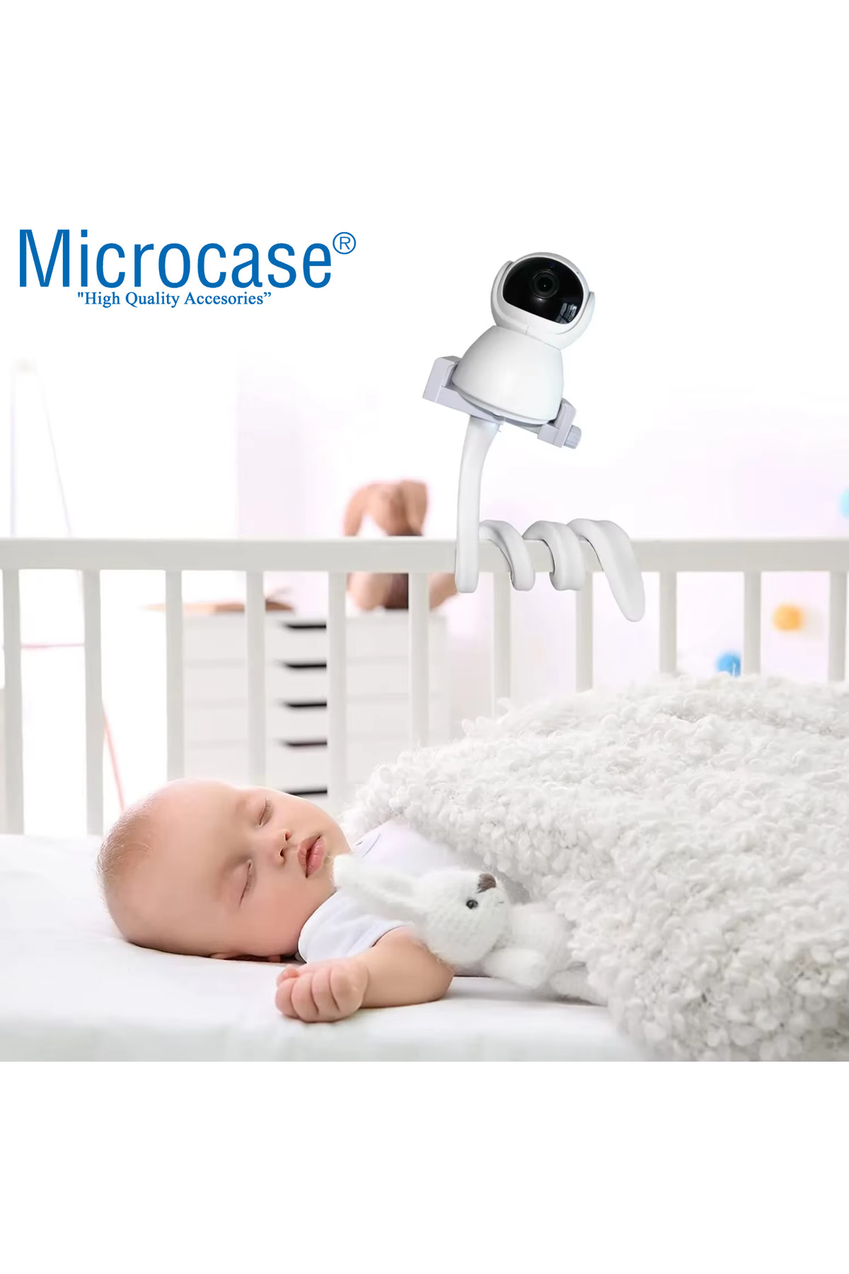 Microcase Esnek Web Kamera Bebek Kamerası Telefon Tutucu - AL5143 fotoğrafı 4 (önizleme)