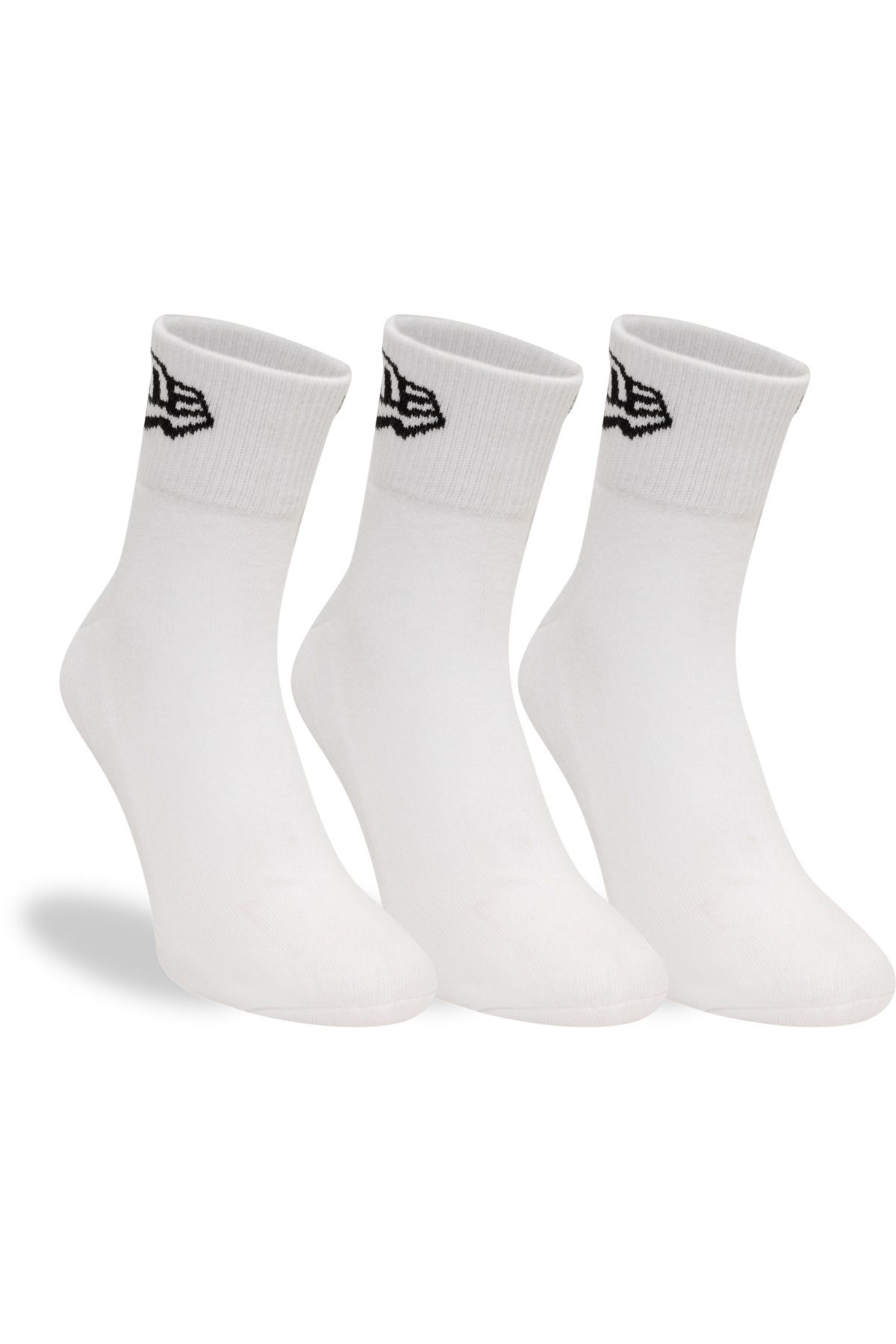 NEW ERA-Sosete Newera Ne Flag Ankle 3Pk Newera Whi 2