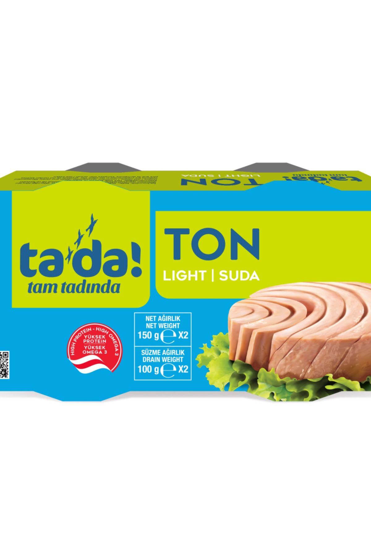 Tada Light/Hafif Ton Balığı 160 gr x 2 Adet