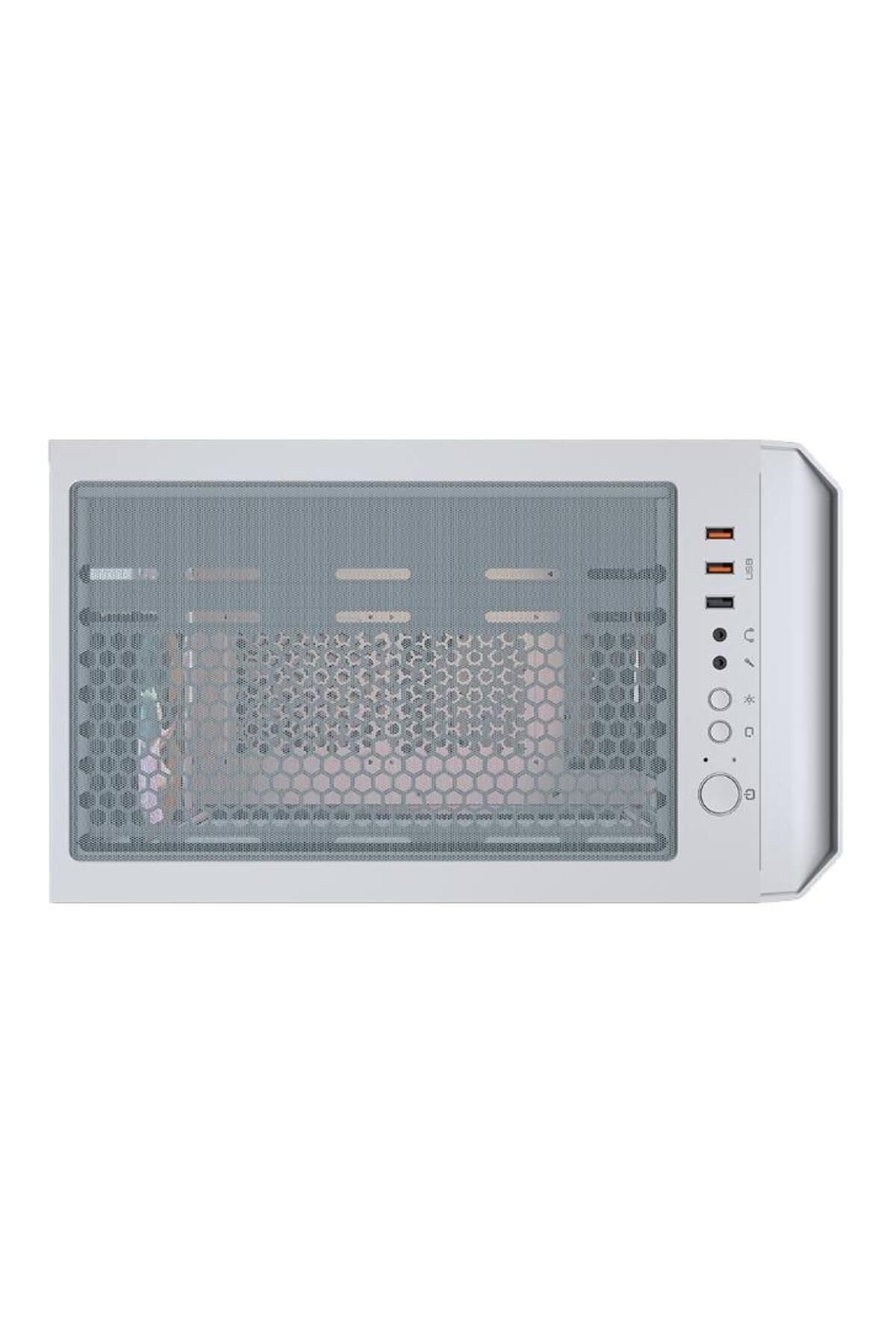 Cougar-Cougar MX430 Air RGB case, ARGB lighting, Middle Tower, without power supply, ATX (White) 3