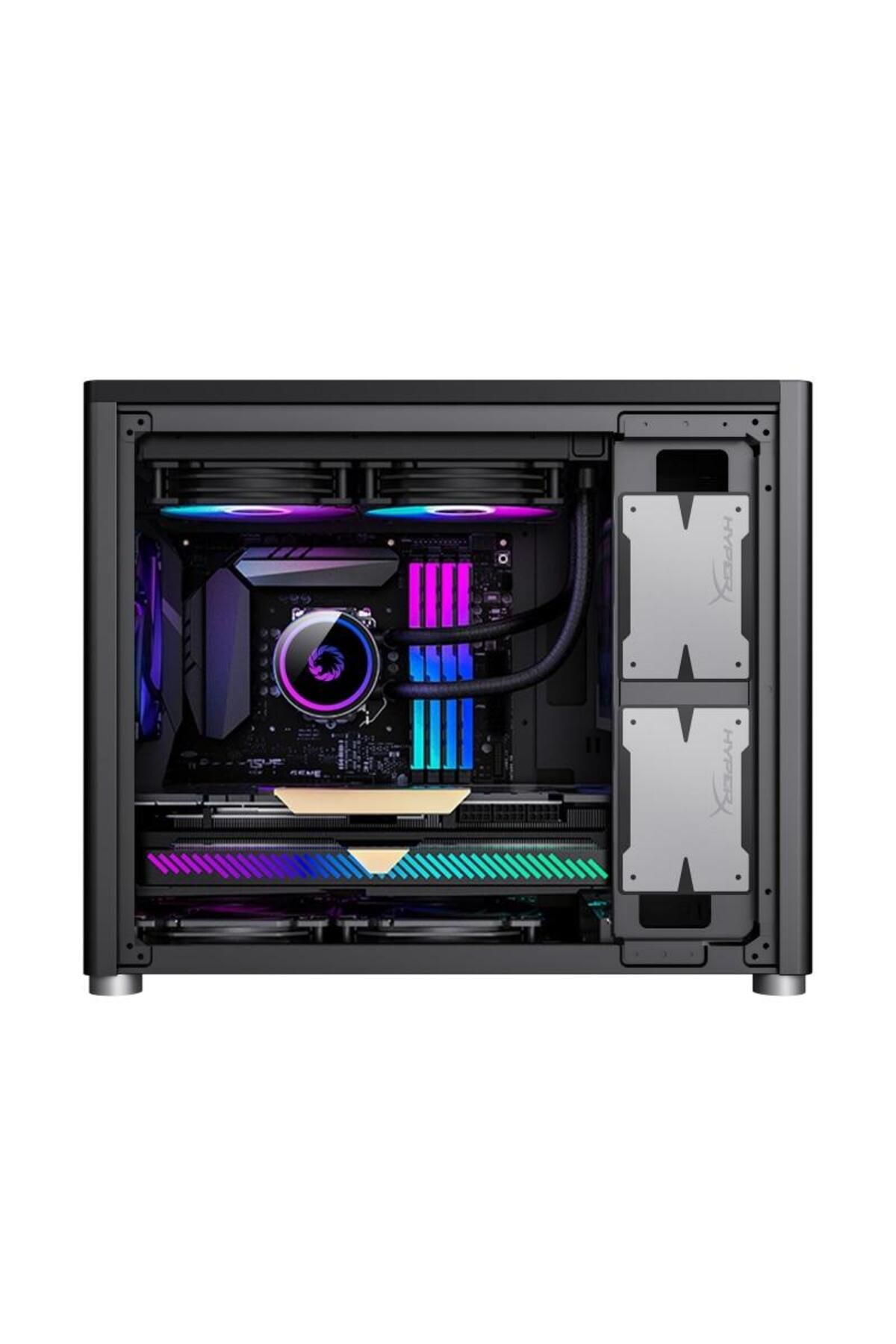 GAMEMAX-Gamemax Spark case, without power supply, M-ATX, ARGB, Black 8