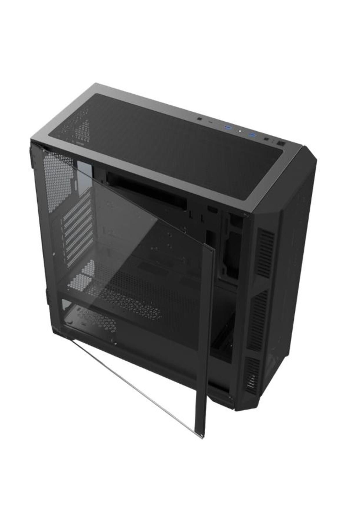 Raijintek-Raijintek Ponos Ultra MS4 Case, Mesh Front Panel, Middle Tower, No Power Supply, ATX (Black) 3