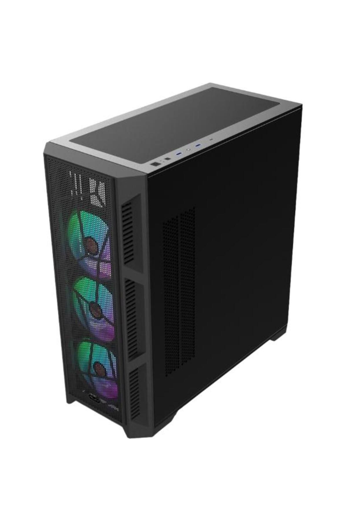 Raijintek-Raijintek Ponos Ultra MS4 Case, Mesh Front Panel, Middle Tower, No Power Supply, ATX (Black) 2