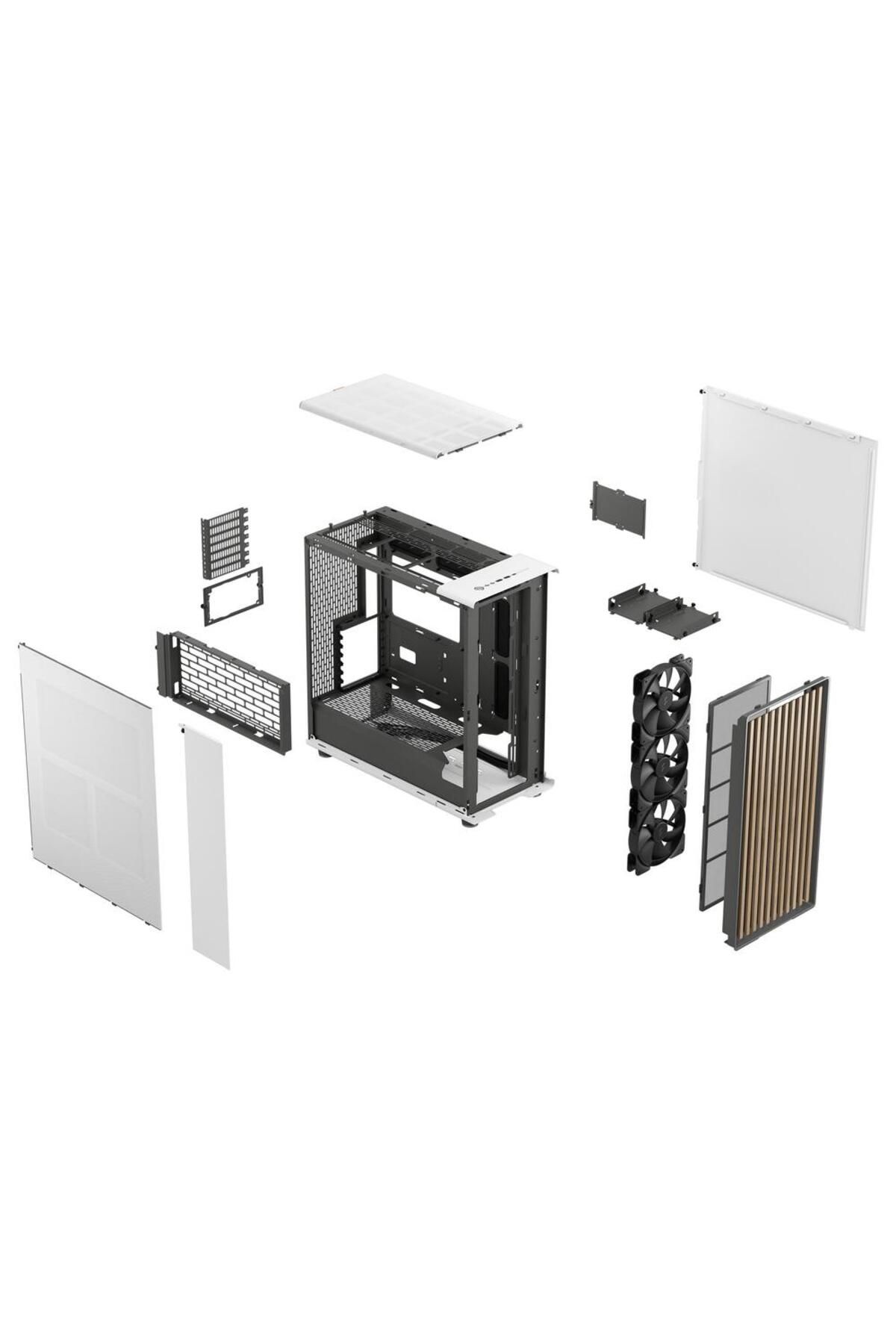 Fractal Design-Carcasa Fractal Design North XL Solid, Middle Tower, fara sursa, ATX, E-ATX (Alb) 8