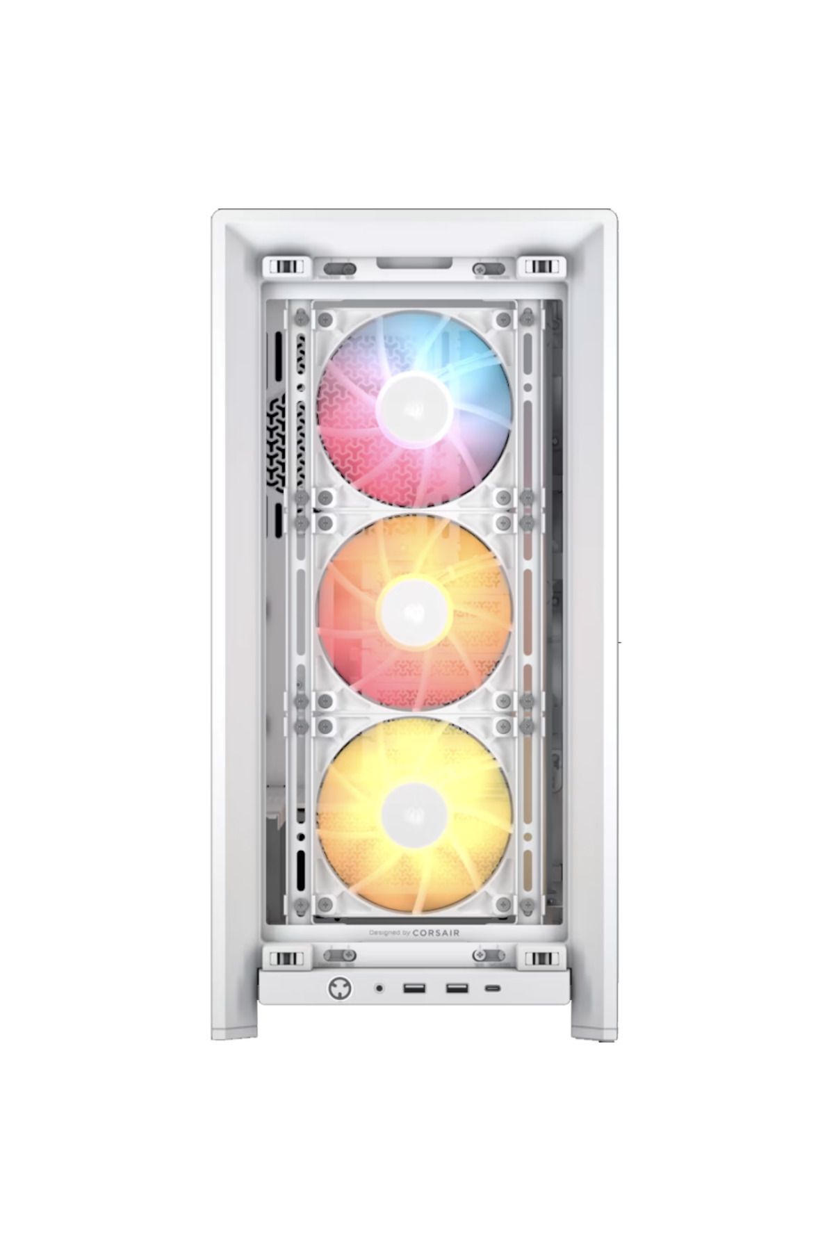 Corsair-Frame 4000d Rs Argb Medium Case - White 2