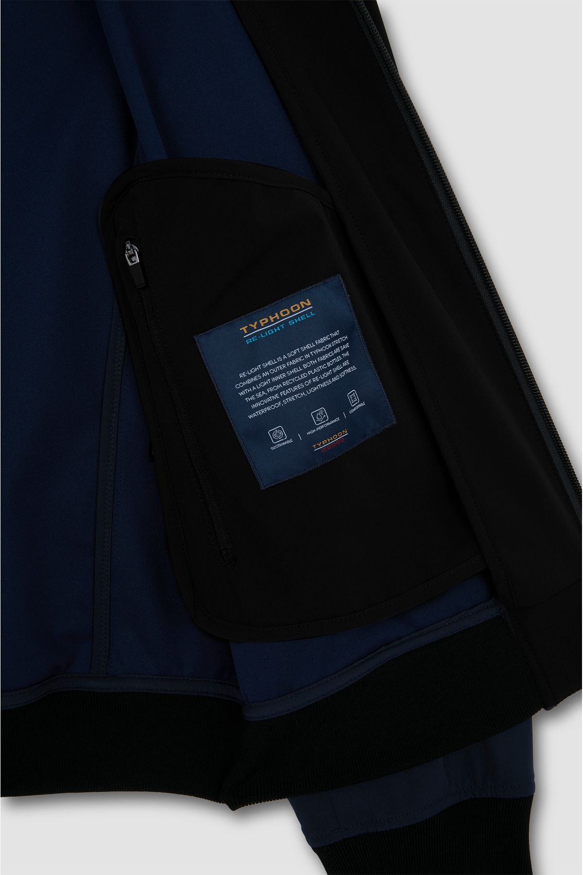 Paul&Shark Men's Long Sleeve Zipper Closure Two Pocket