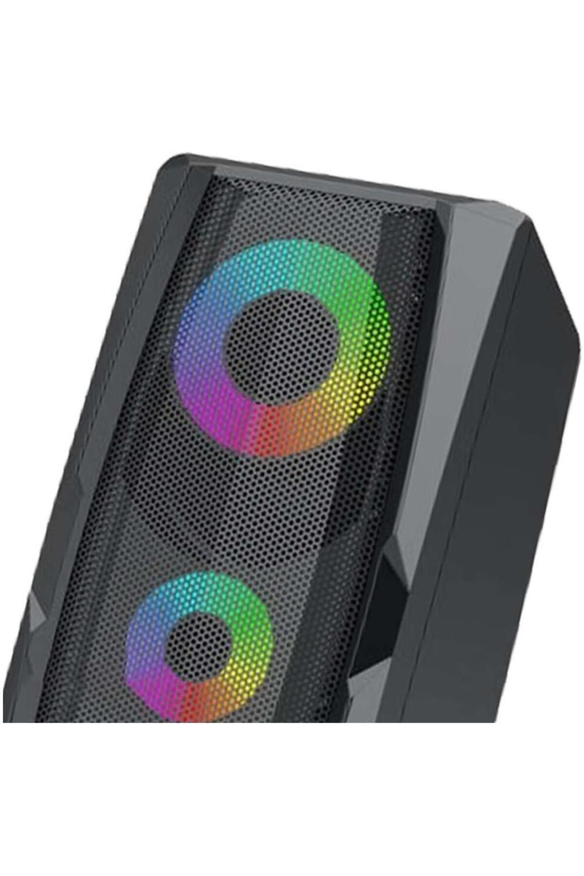 T-DAGGER-T-Dagger Matrix speakers with RGB lighting, 2x3W (Black) 6