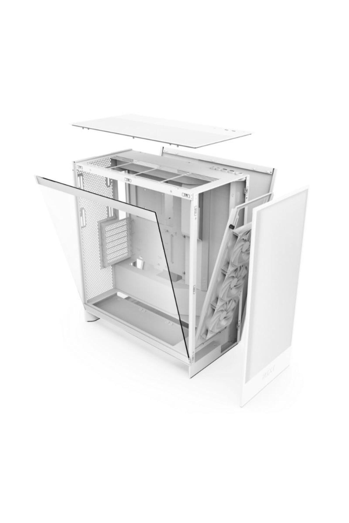 Nzxt-Carcasa NZXT H7 Flow 2024, Middle Tower, Tempered glass (Alb) 5