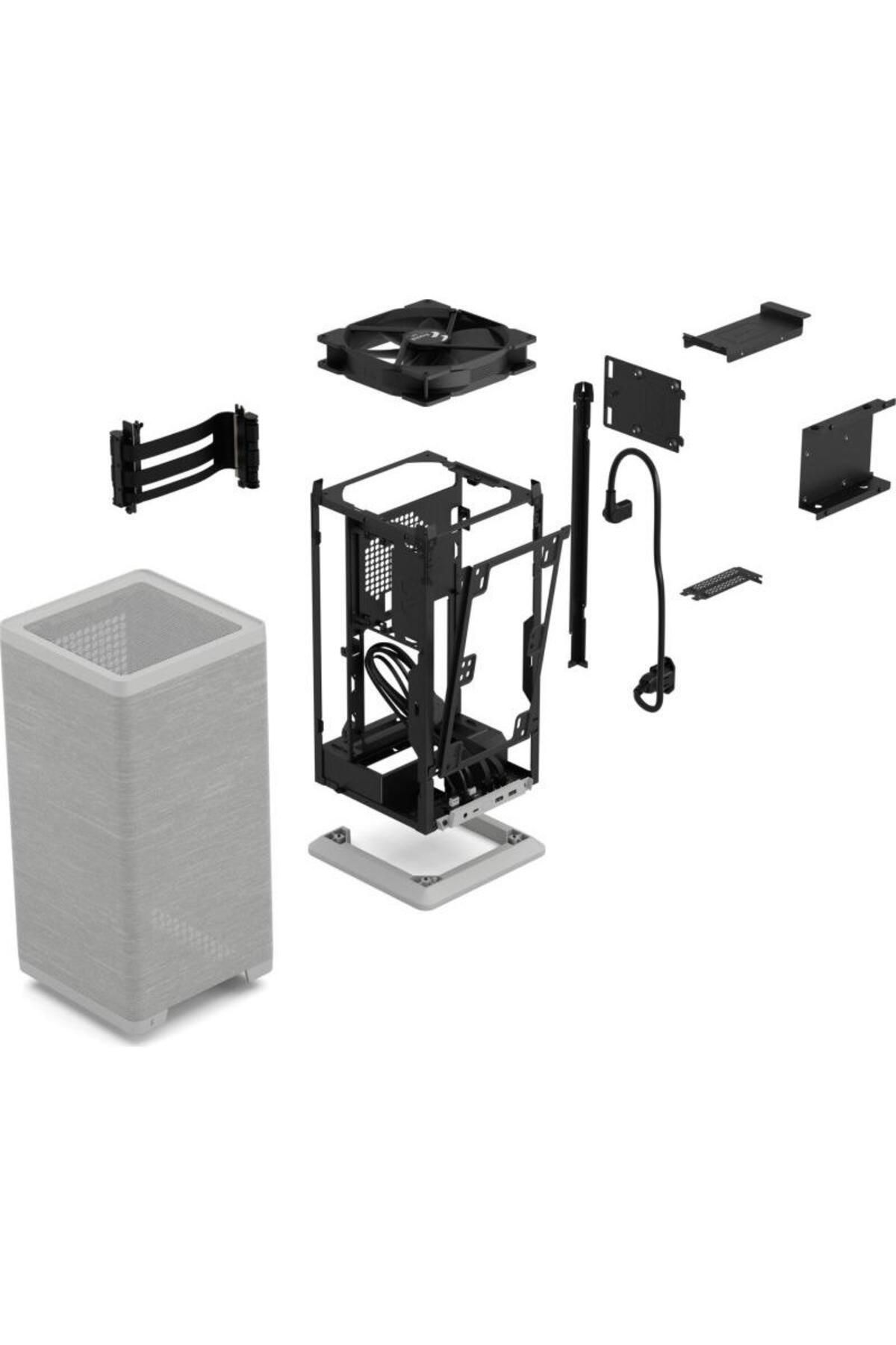 Fractal Design-Carcasa Fractal Design Mood Light Gray, Mini ITX (Gri) 9