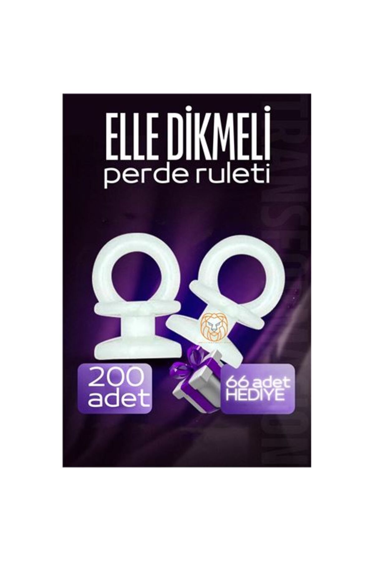 ModaCar Elle Dikmeli Perde Düğmesi Perde Ruleti 266 ADET