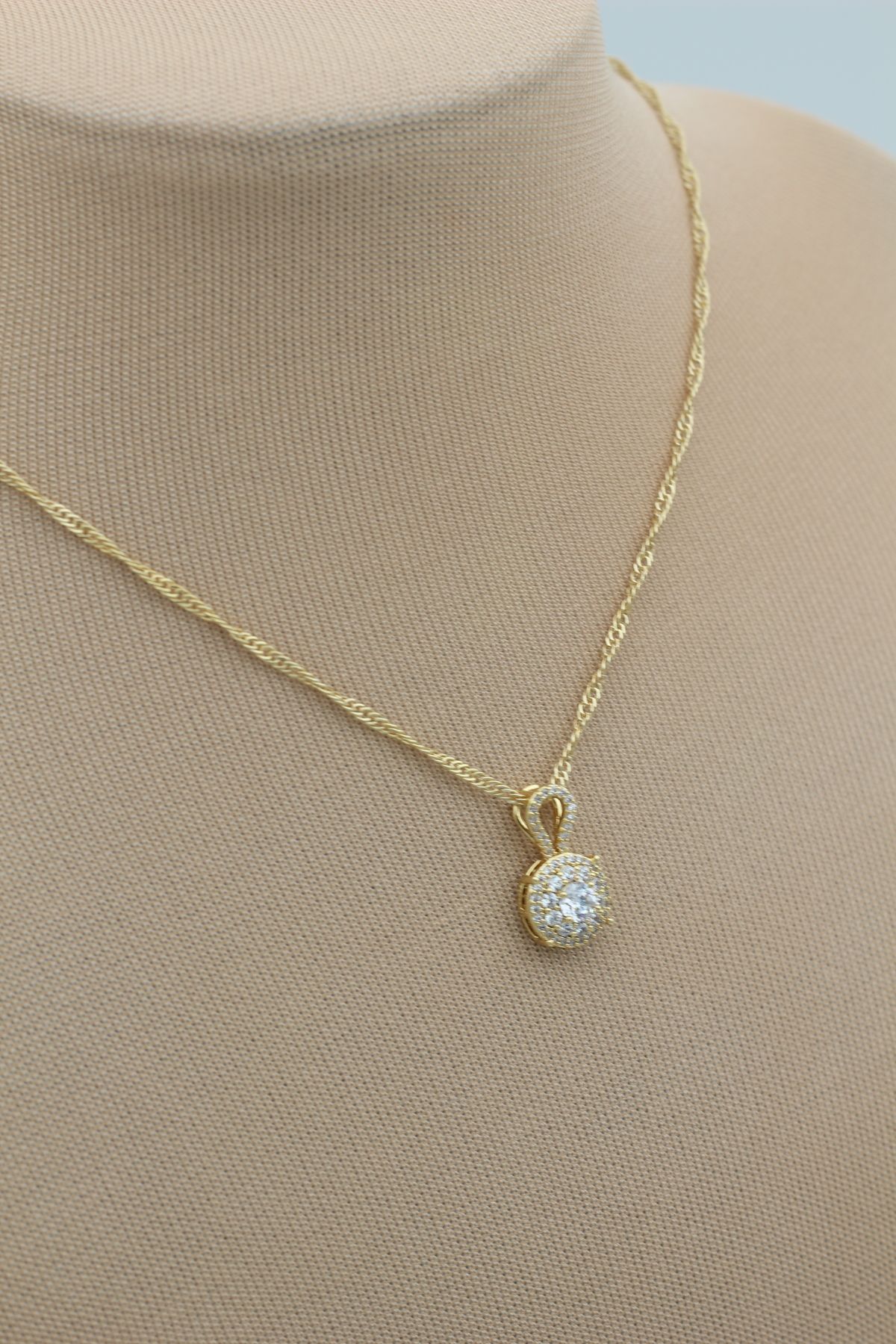 XUPING JEWELRY STİL İNCİSİ/XUPING JEWELRY EVERYA ZİRKON TAŞLI KOLYE
