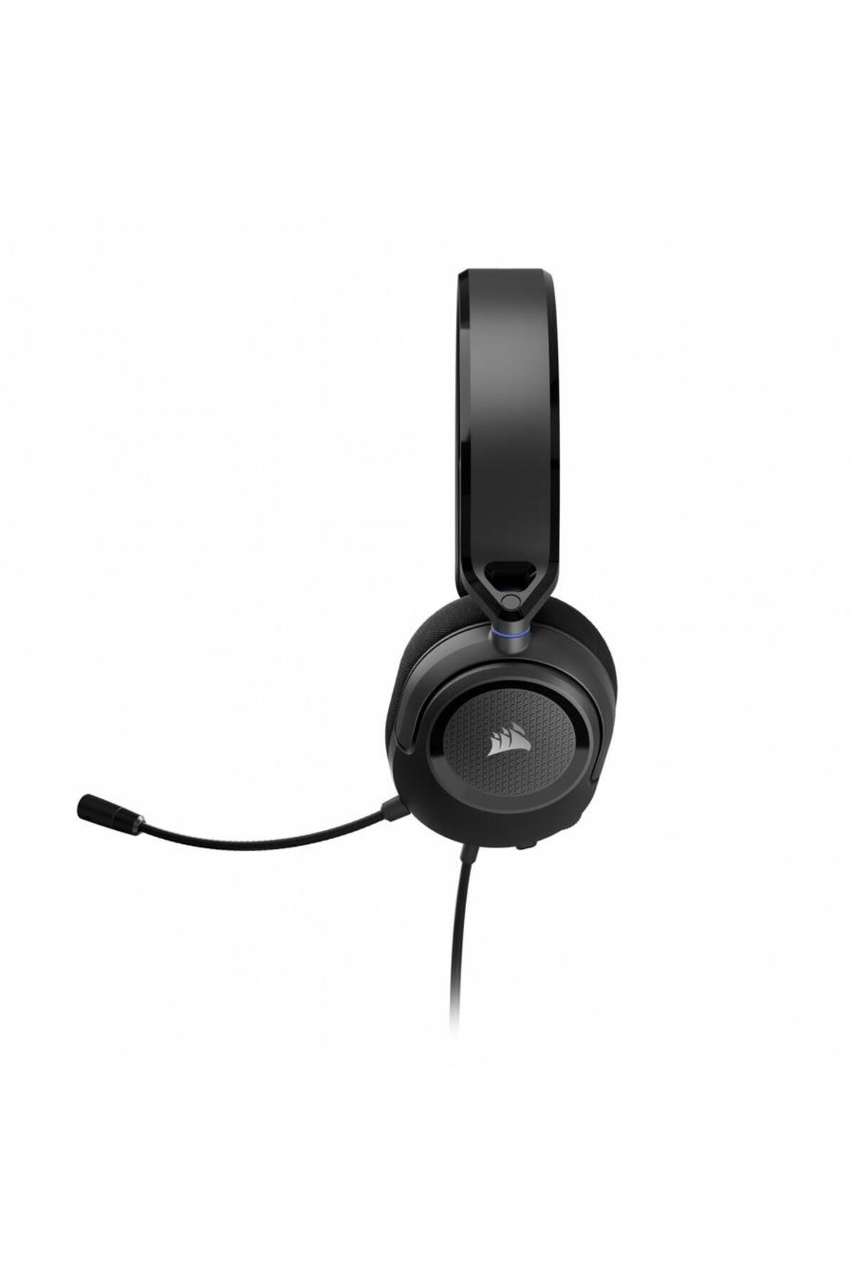 Corsair-Casti Gaming Corsair HS35 v2, Cu fir, Microfon (Negru/Albastru) 4