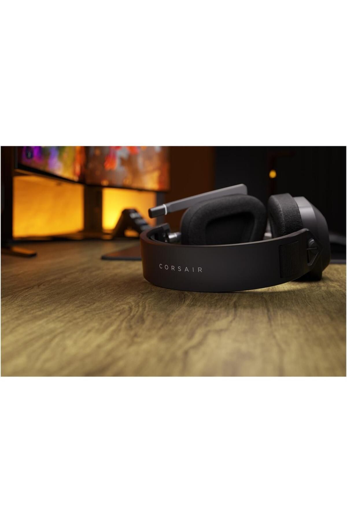 Corsair-Casti Gaming Corsair HS80 MAX 2.4Ghz wireless/bluetooth, multiplatform, Dolby Atmos Spatial Audio 7