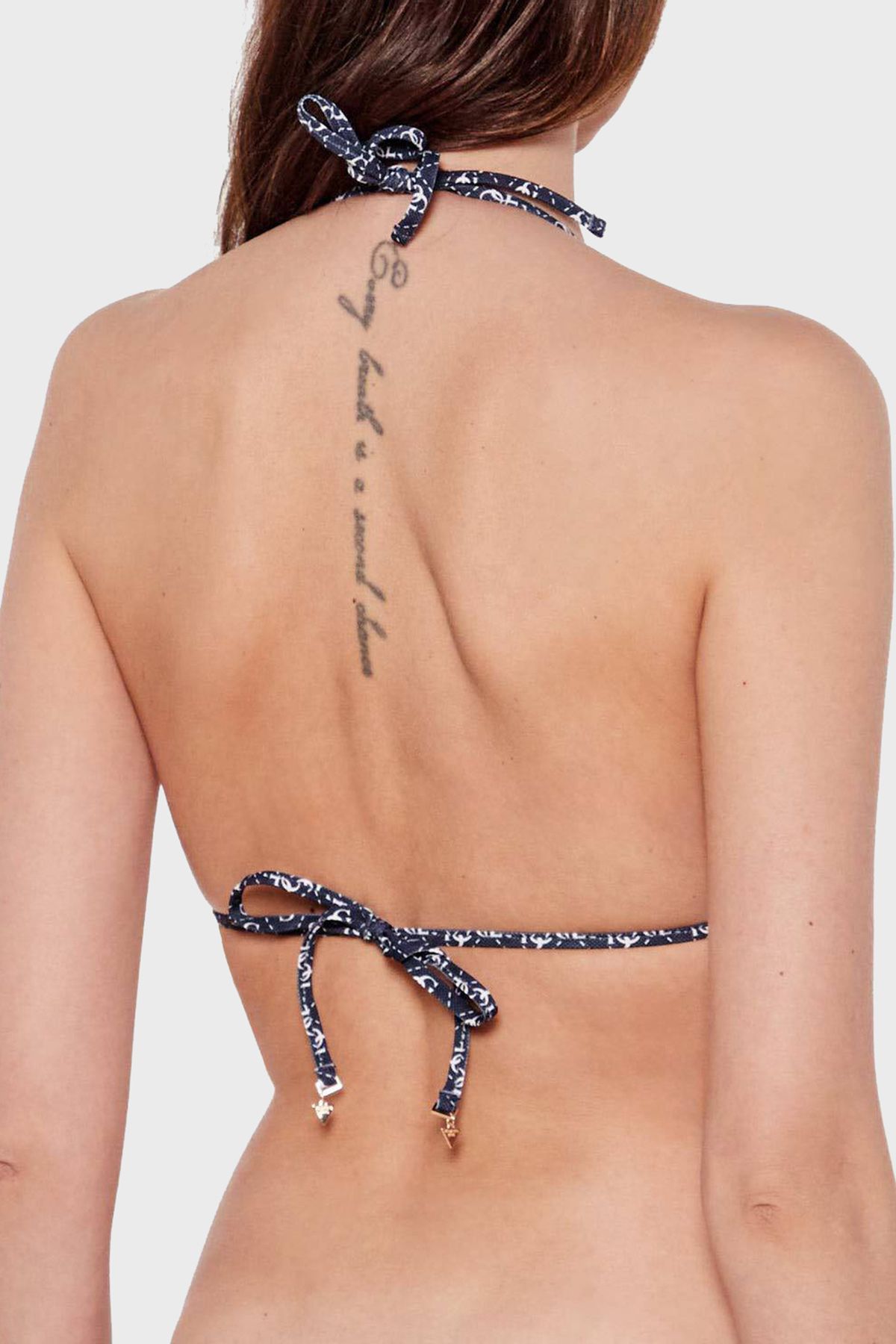 Guess-Τρίγωνο Stretch λογότυπο με στάμπα Τρίγωνο με κορδόνι μπικίνι E5GJ36KCRL2 ΜΠΙΚΙΝΙ ΤΟΠ E5GJ36 K 3