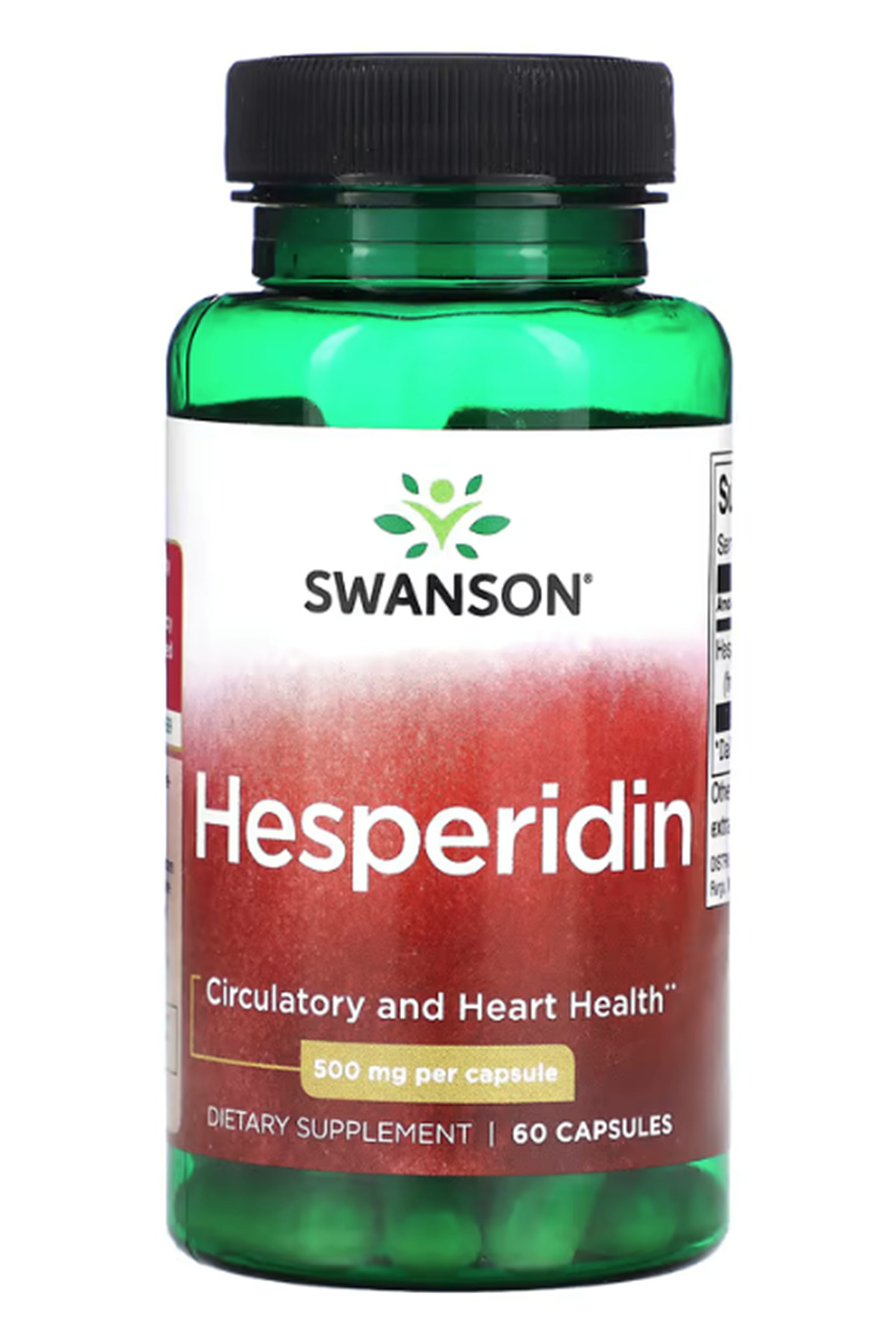 SWANSON Hesperıdın, 500 mg, 60 Capsul.ABD MENŞEİ