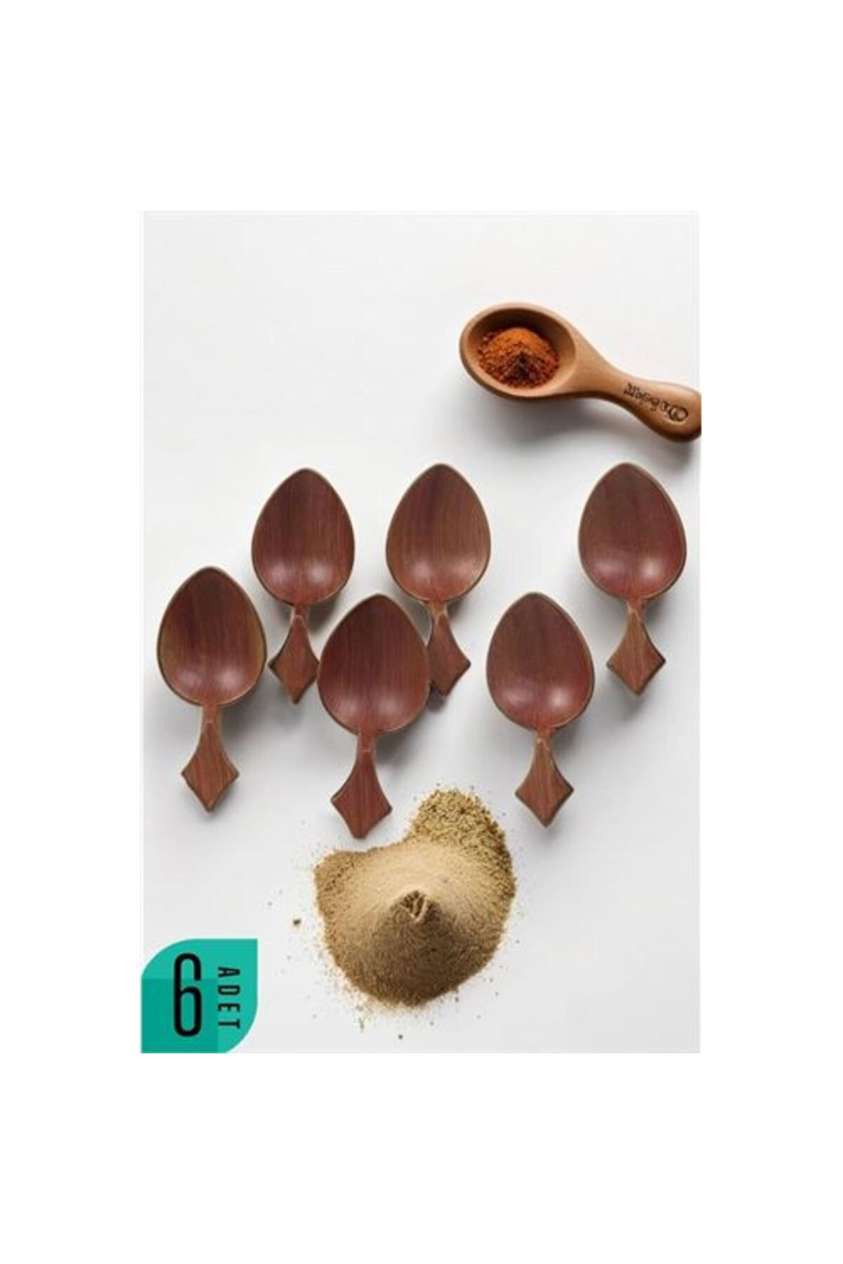 karadağsb Baharat Ölçü Kaşığı 6 Adet