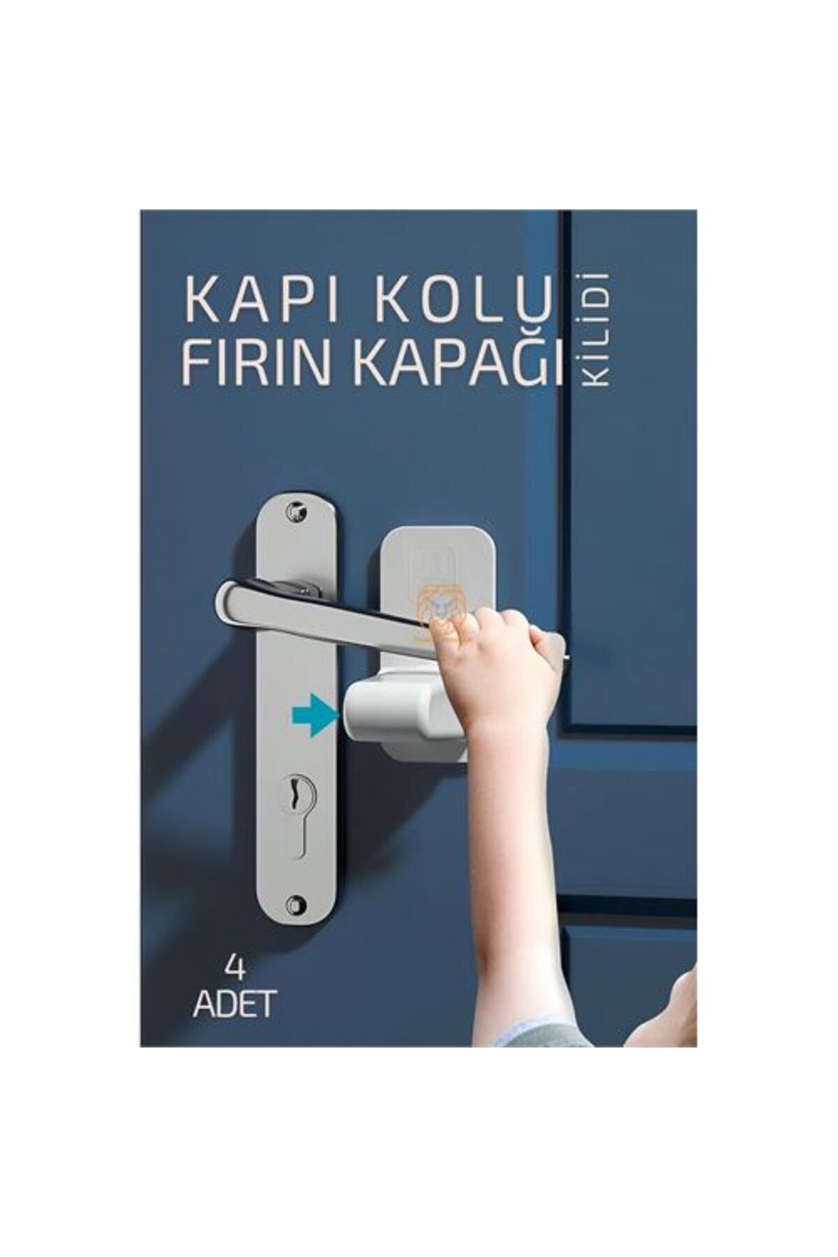 TYYLİ Çocuklara Kapı Kolu ve Fırın Kapağı Güvenlik Kilidi 4 adet