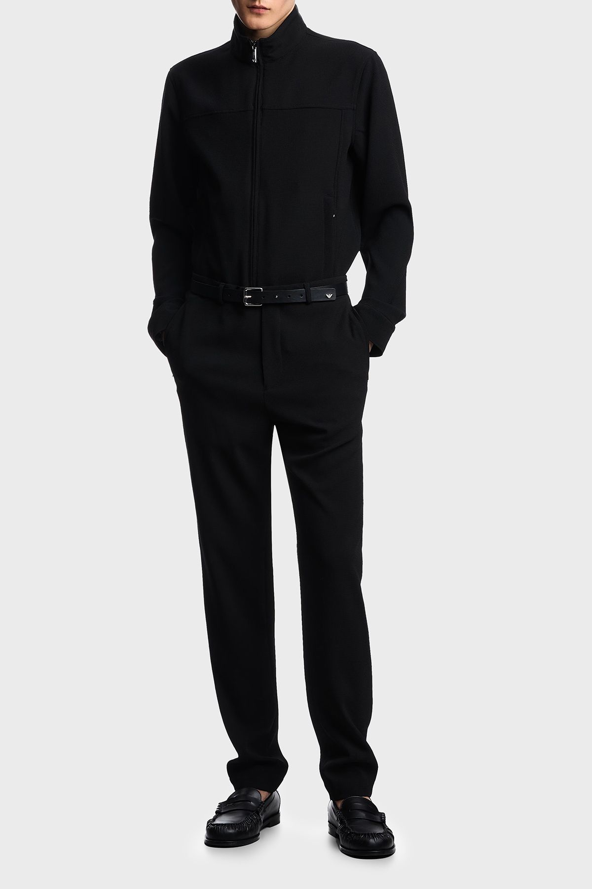 شلوار چینی راست تناسب معمولی با کمر بلند شلوار مردانه EM000158 TE14101 Emporio Armani