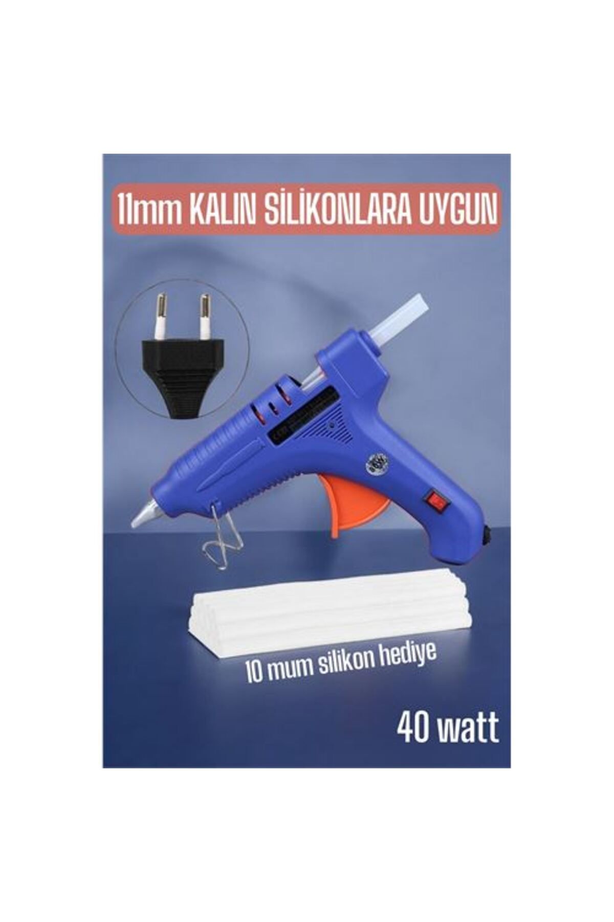 SAVA HOME COLLECTİON Sıcak Silikon Tabancası 40 Watt Kalın Tip