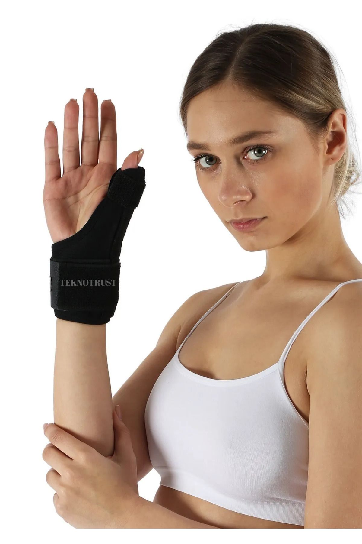 teknotrust-Hand Wrist Splint with Metal Support for Broken, Dislocated and Pains - Thumb Stabilizer Quervain 3