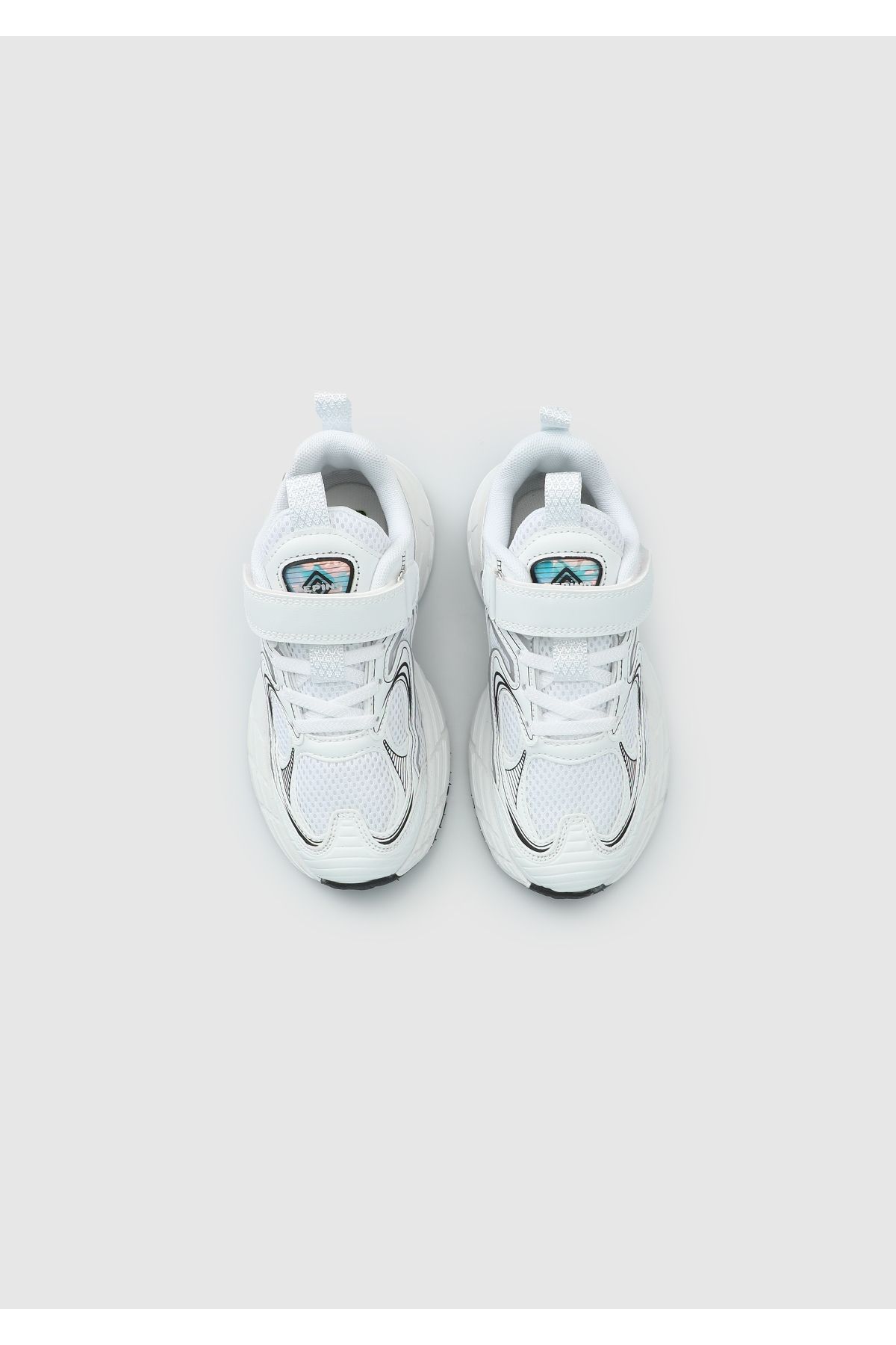 pepino-White-Black Boy's Sneaker 5