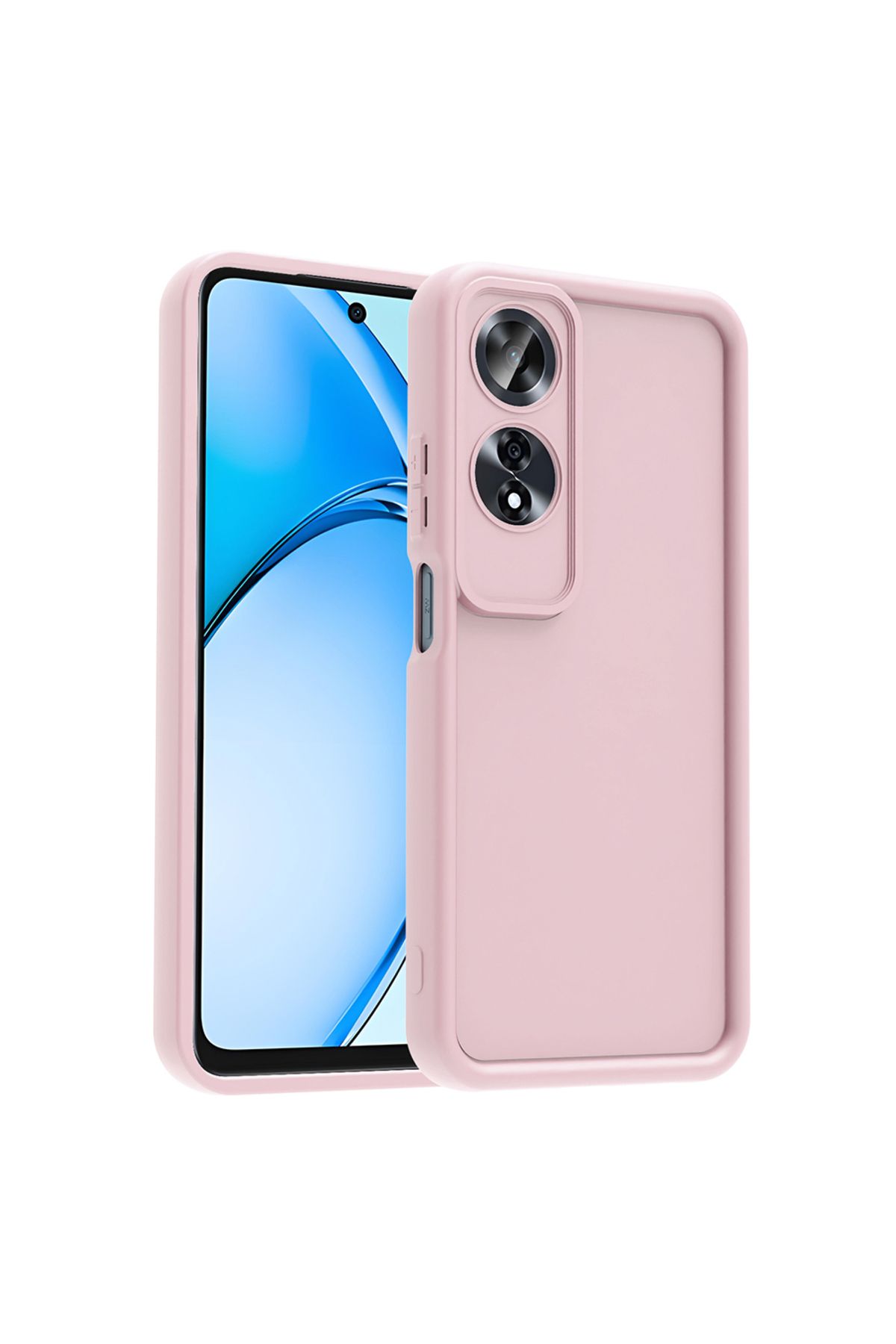 ELSAH OppoA60 Uyumlu Kılıf Kamera Korumalı Clasman Serisi, Minimalist Kapak