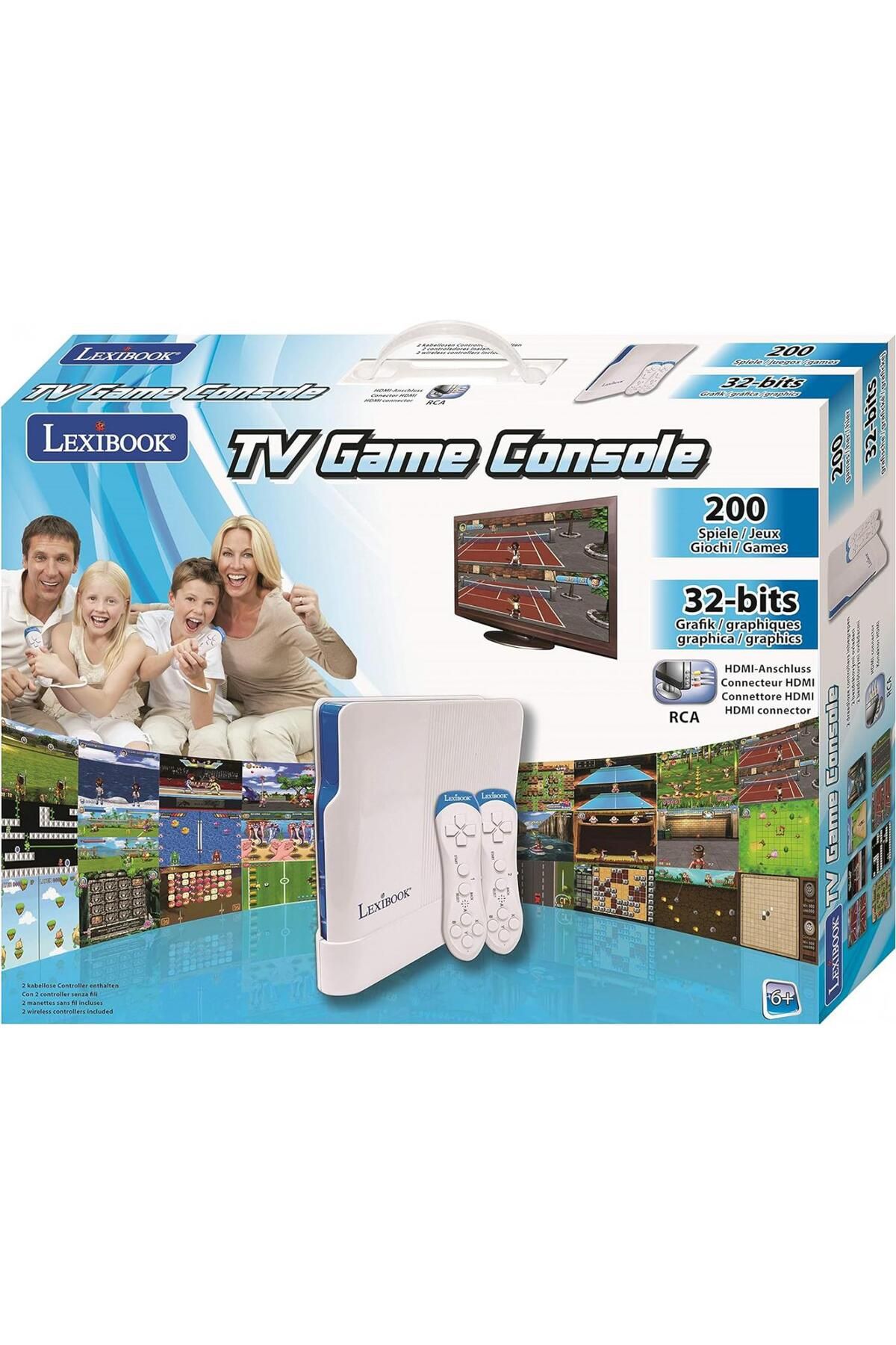LEXIBOOK-Console With 208 Games, Plug N' Play, 1