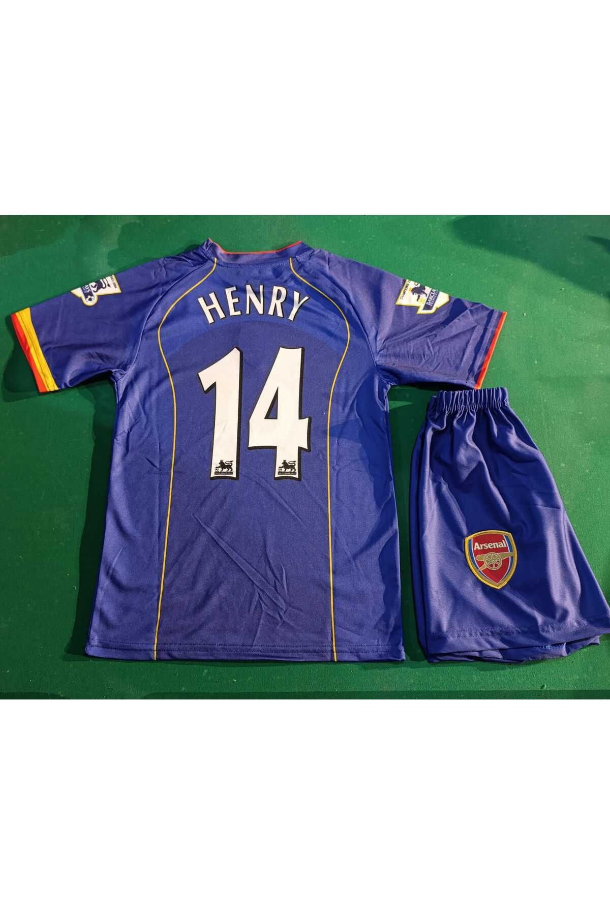 Atlas Global ARSENAL THİERRY HENRY RETRO 2 Lİ ÇOCUK FUTBOL FORMASI