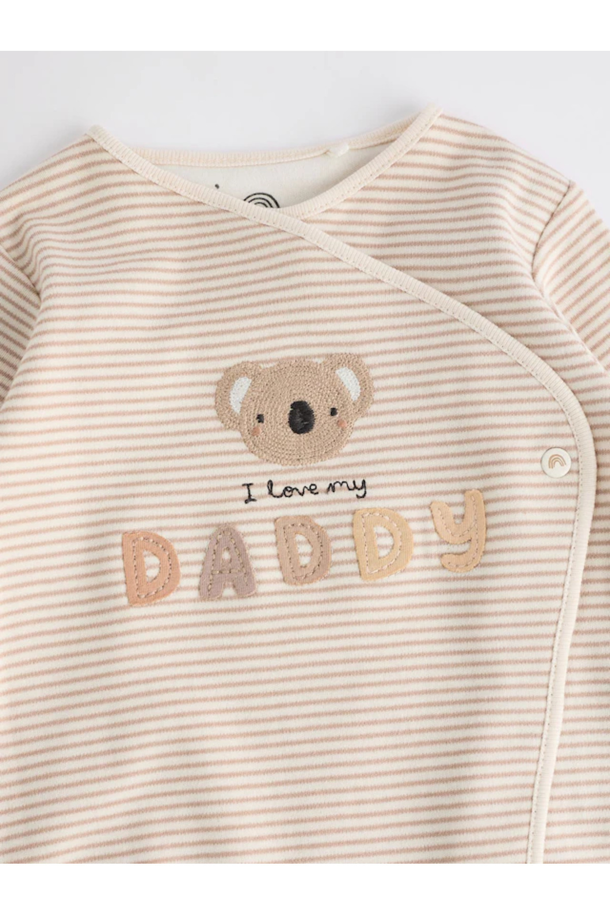 Next Baby-100% Organic Cotton Bear Patterned Dad Jumpsuit Aly 941280 7