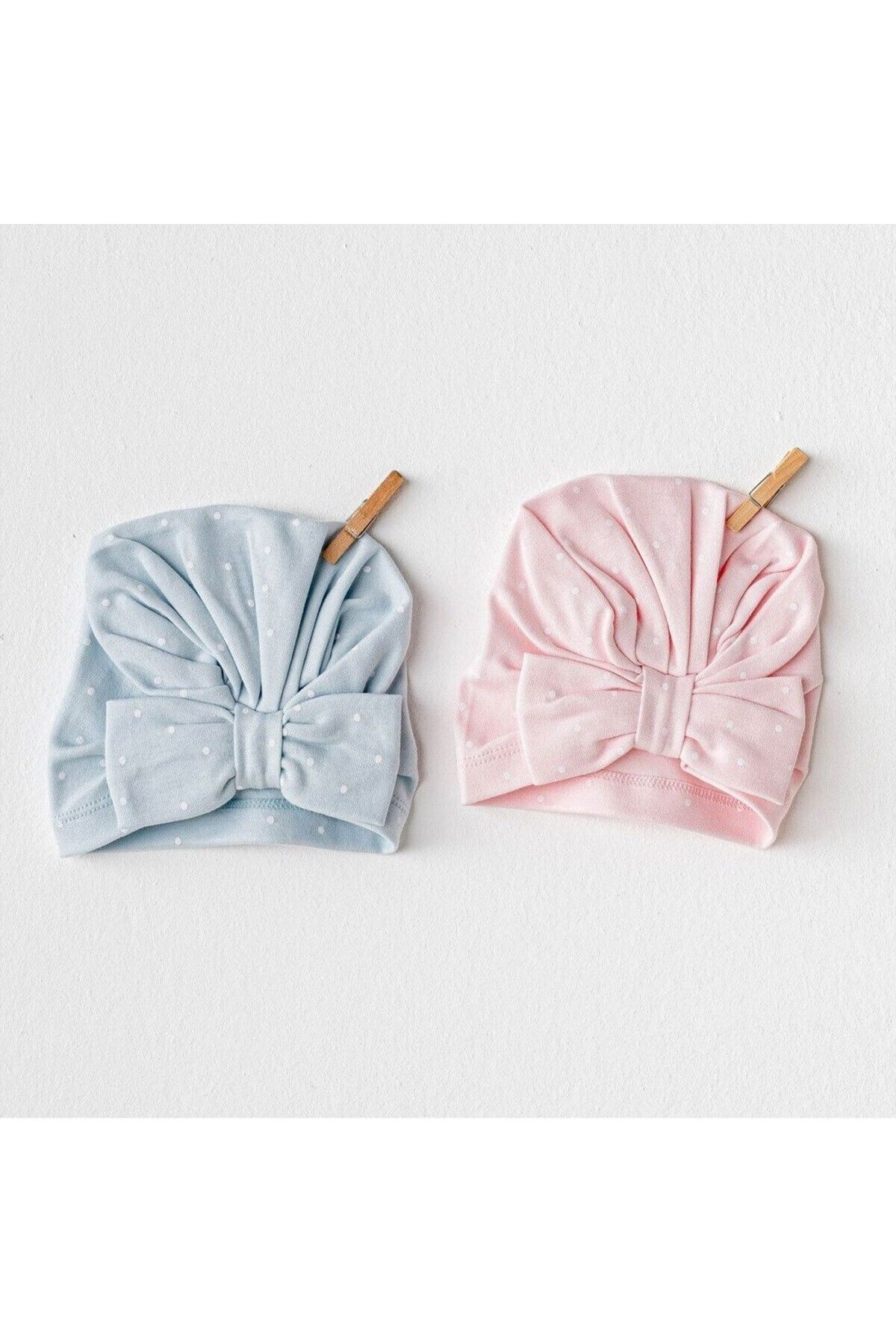 andywawa Ac25648 Cuddly Bunny Bear 2'li Şapka Pink Blue