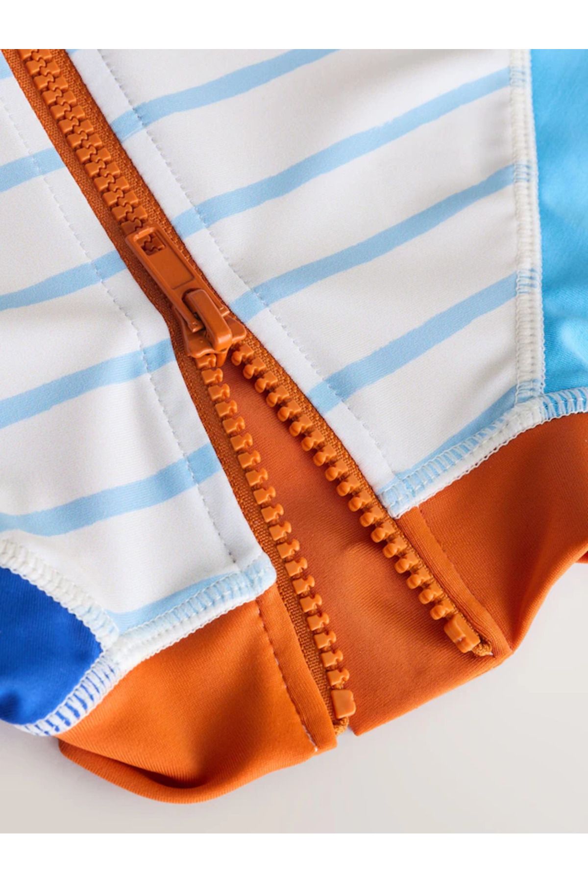 Next Baby-Costum de baie alb oceanic dintr-o bucată UPF50 rezistent la soare ALYE91833 7