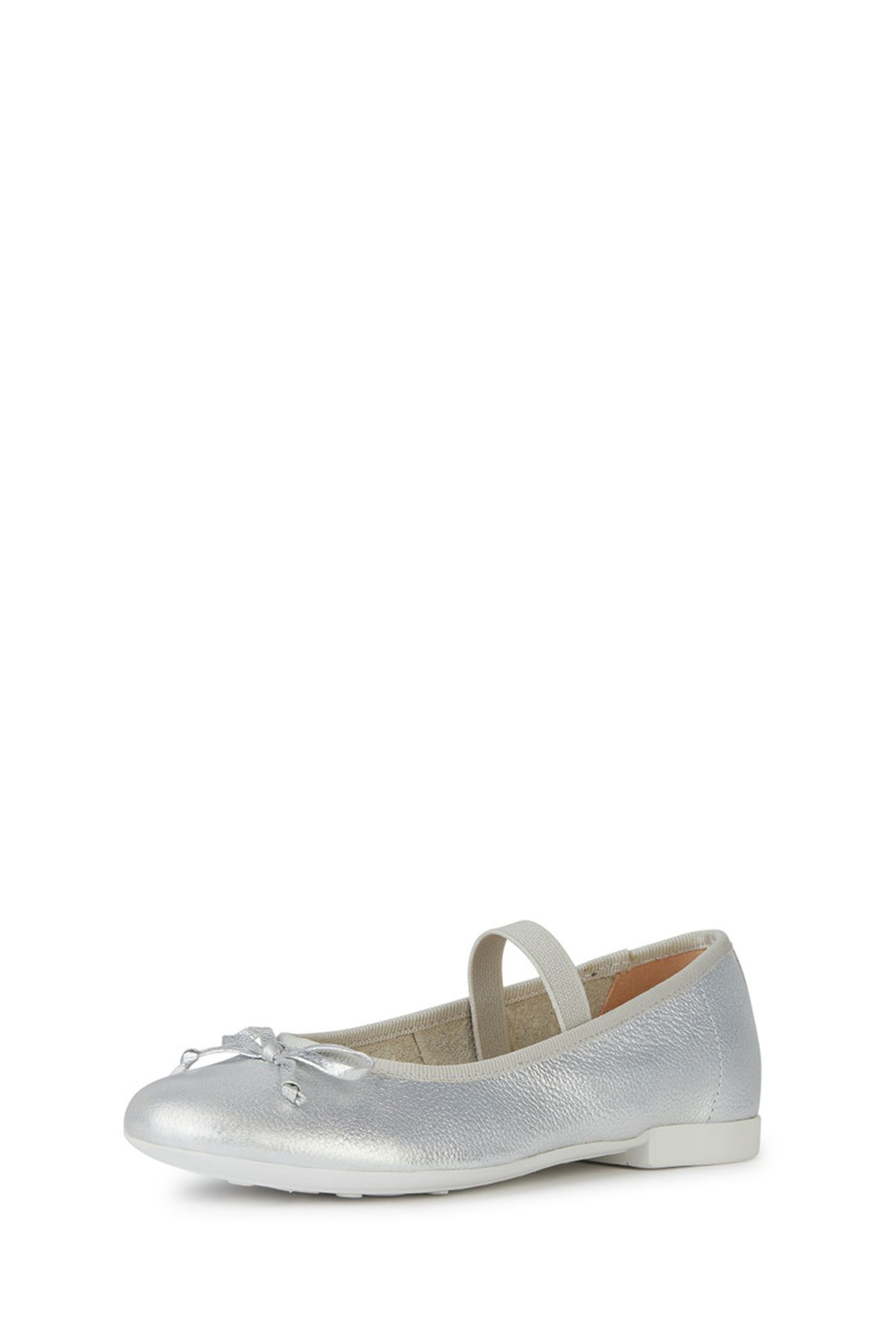 بابیت دخترانه و بچگانه GEOX GIRL SILVER PLIE SILVELI BALLET J4555D00044C1007 Geox