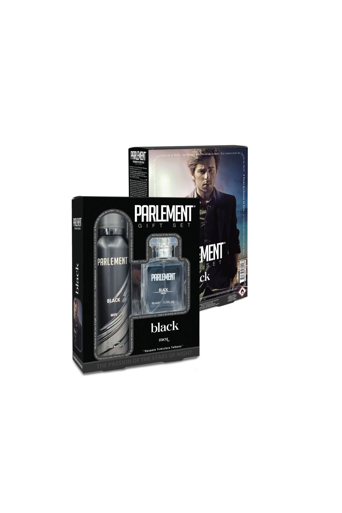 Parlement Kozmetik-Intense Barbati Perfume Set 50 ml 150 ml Deo Gift 2