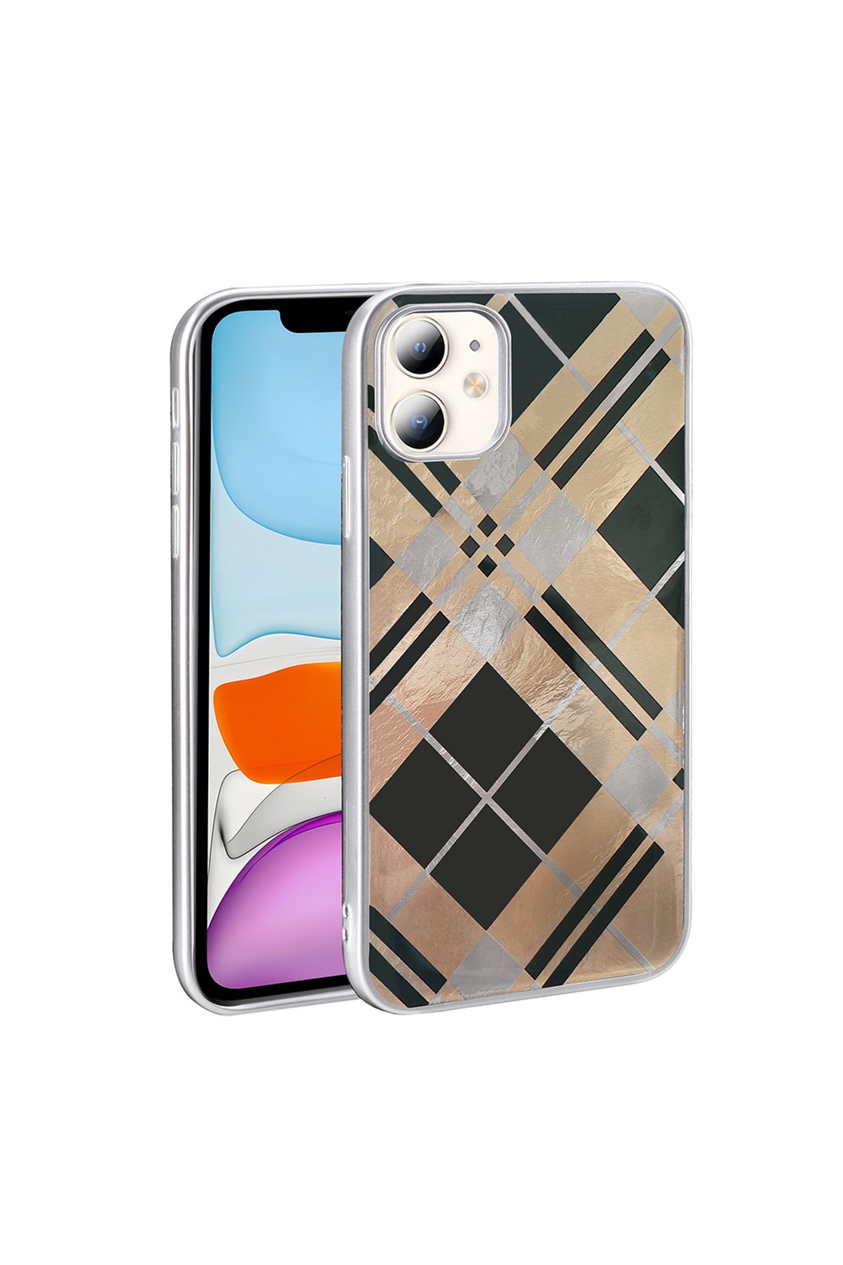 Ummeslem Apple iPhone 11 Cep Telefonu için Uyumlu Kılıf Desenli Mep Kapak